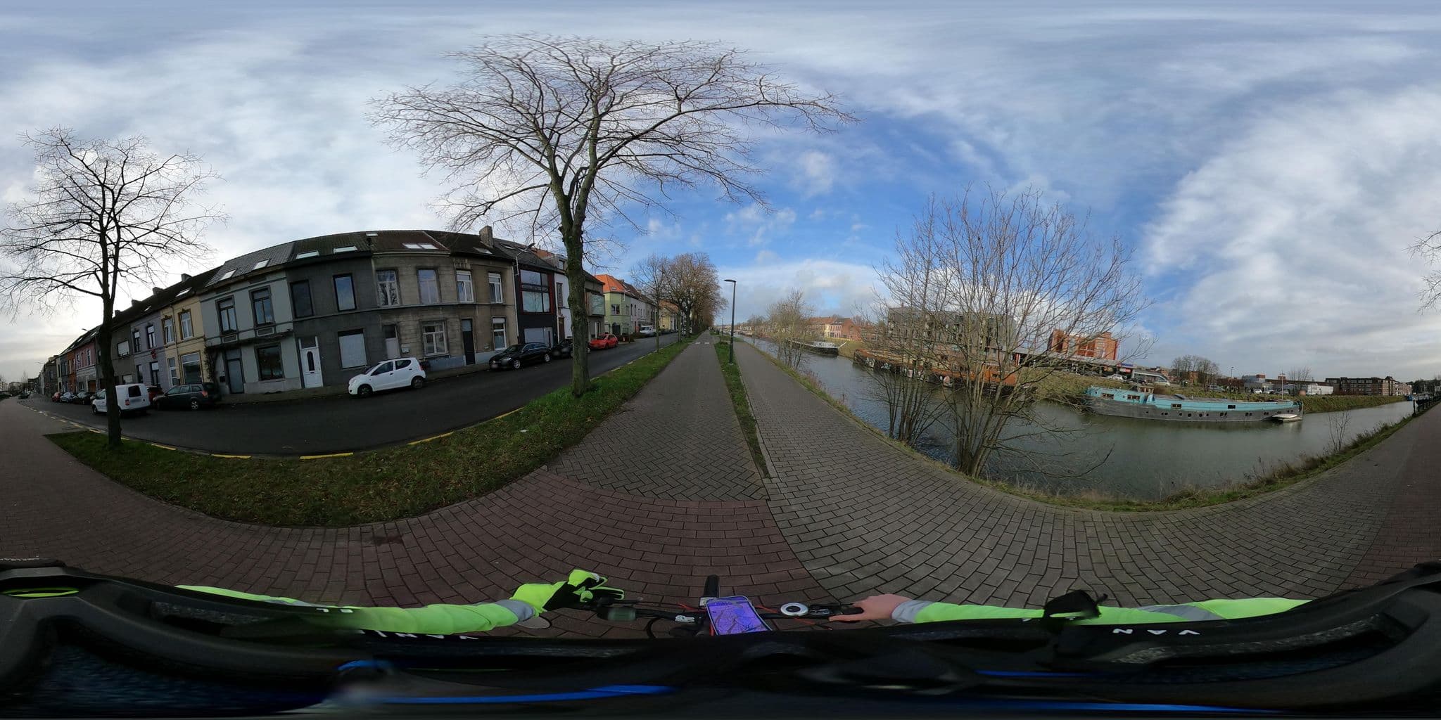 Street view near Ecohostel Andromeda, Gent — © Stefdegreef (CC BY-SA · Mapillary)