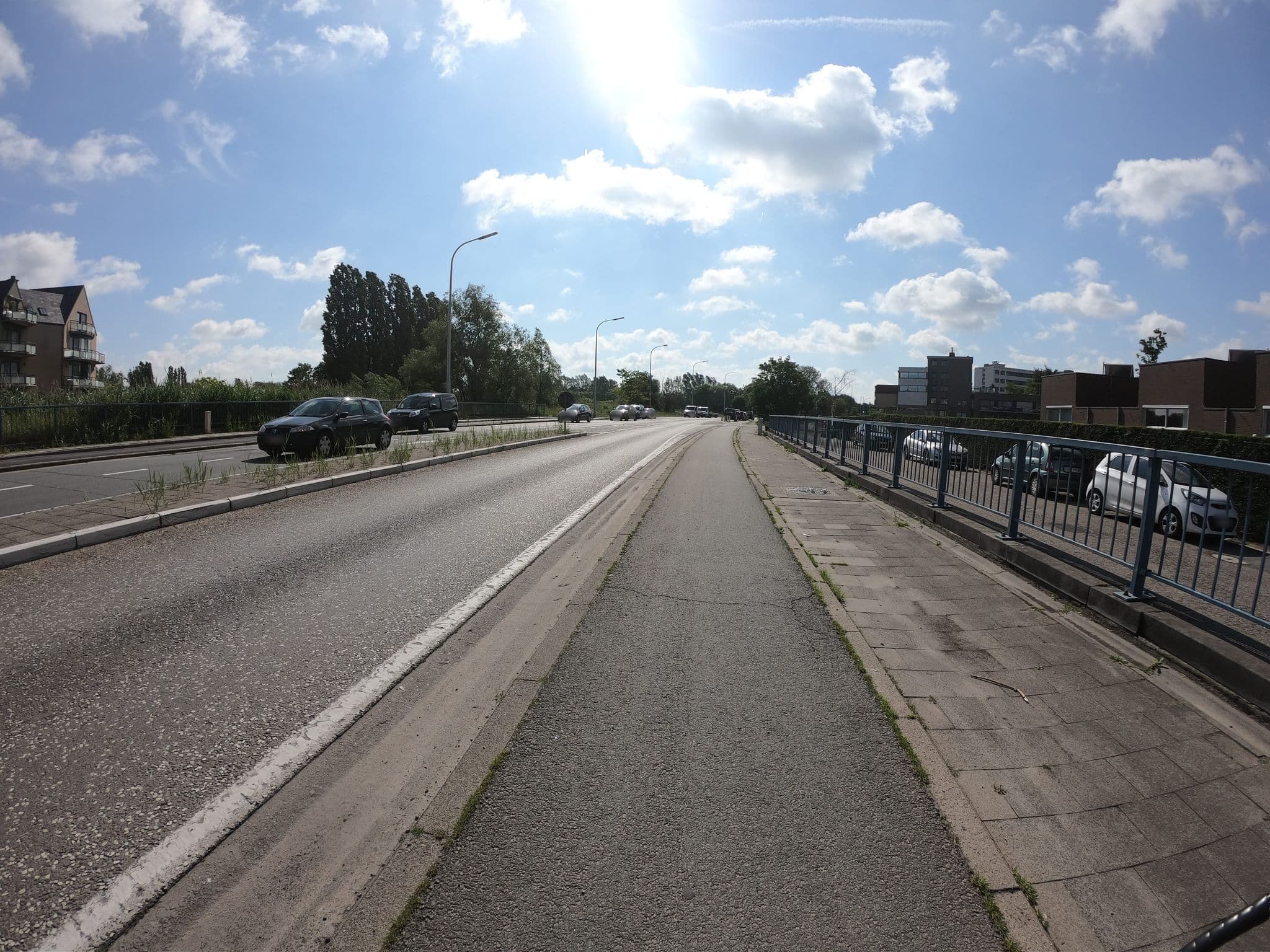 Street view near Jeugdherberg De Iep, Lokeren — © polyglot (CC BY-SA · Mapillary)