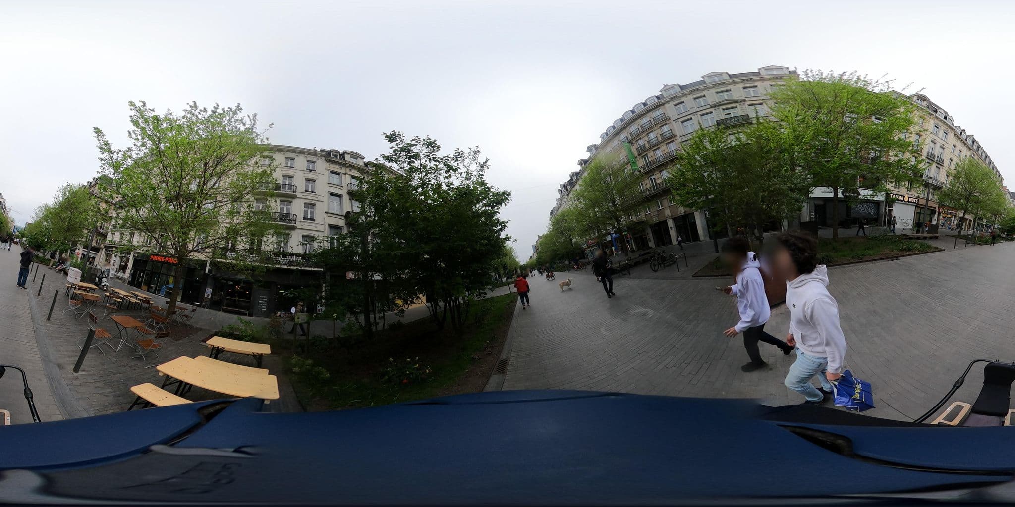 Street view near Notre Dame Accomodation, Brussels — © thierry1030 (CC BY-SA · Mapillary)