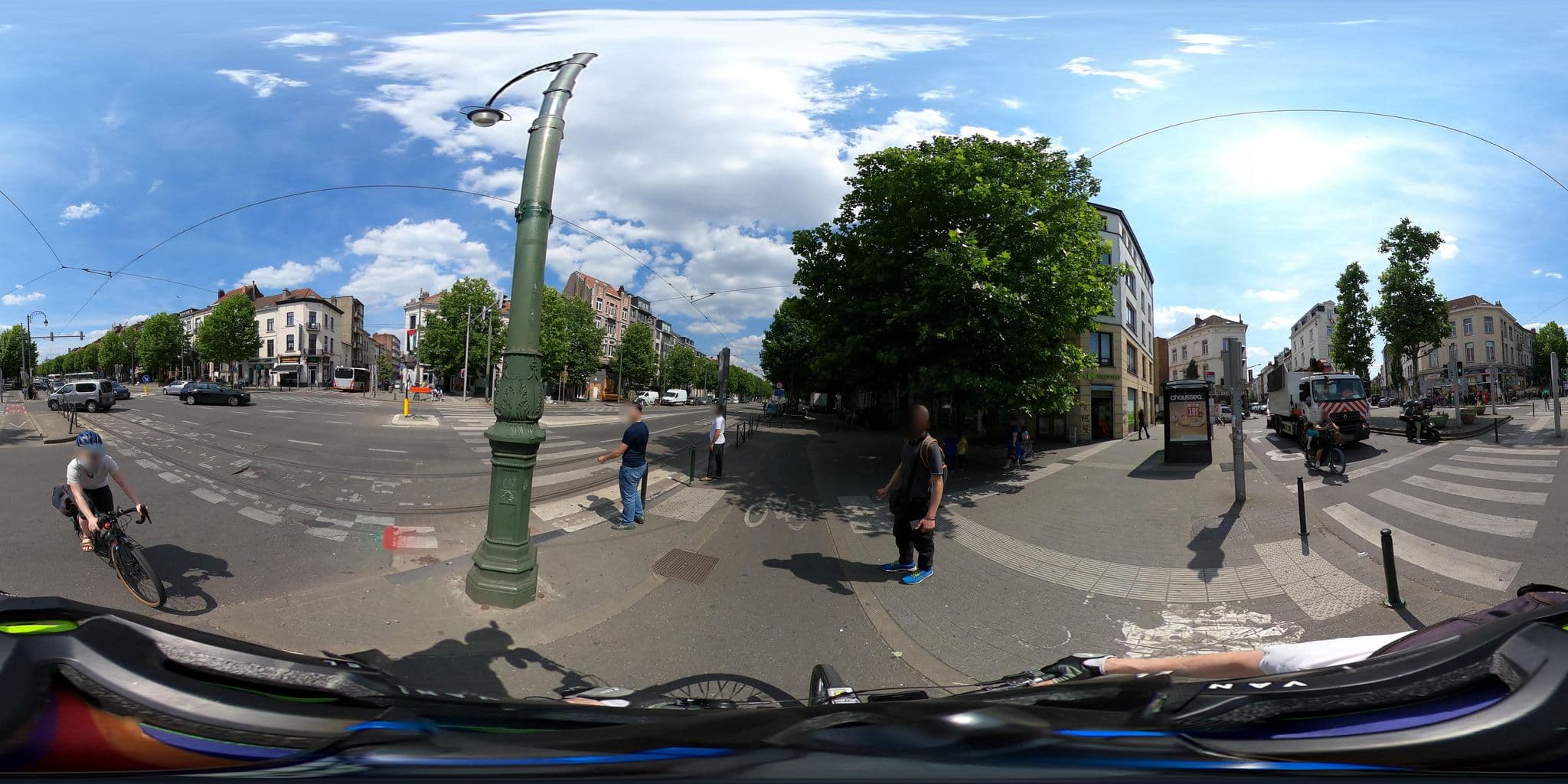 Street view near Sunrise Apart Hotel, Koekelberg — © Stefdegreef (CC BY-SA · Mapillary)