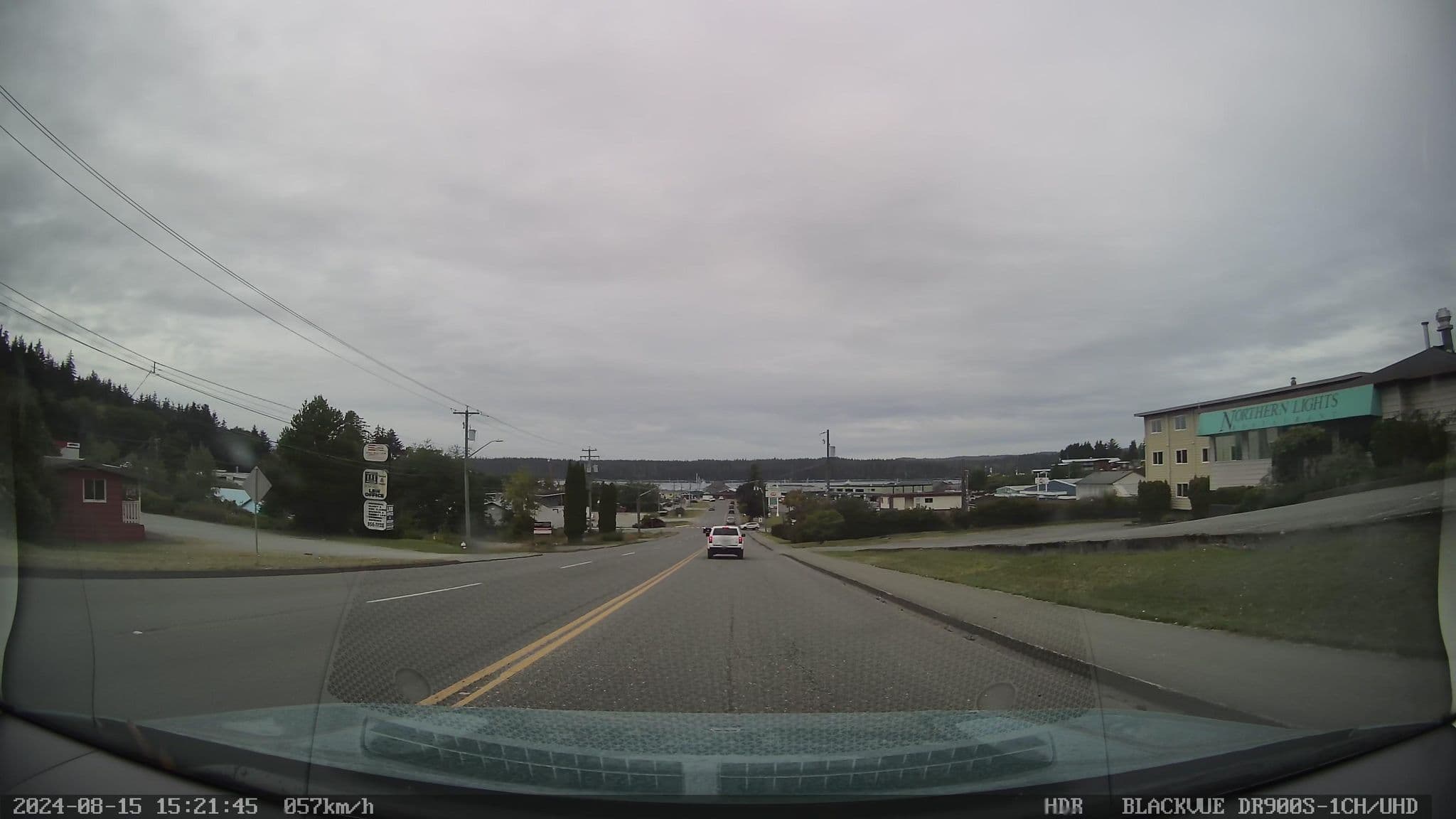 Street view near Haida Way Motor Inn, Port McNeill — © davidmetcalfe (CC BY-SA · Mapillary)