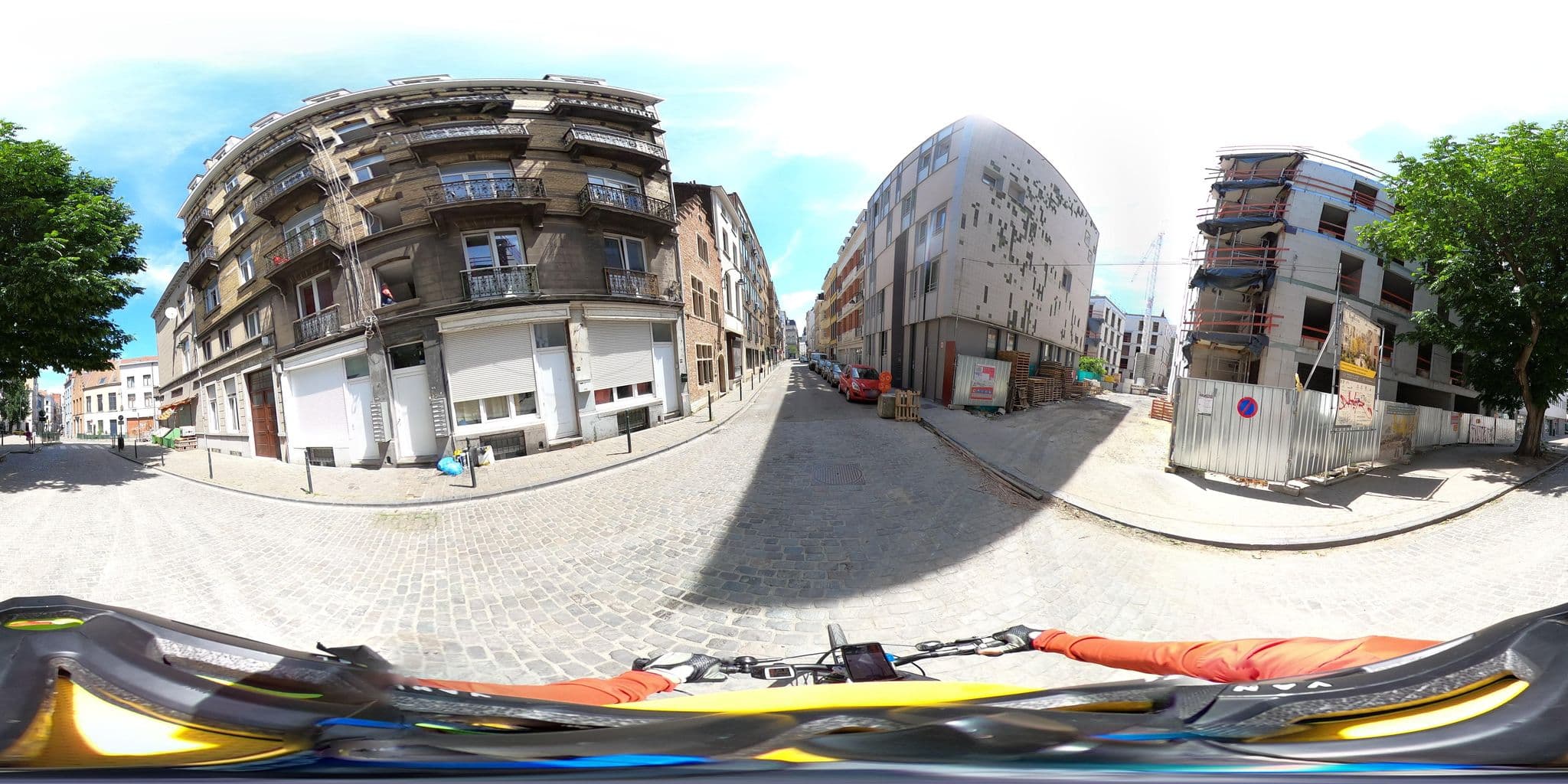 Street view near Cool Central Apartment, Brussels — © Stefdegreef (CC BY-SA · Mapillary)