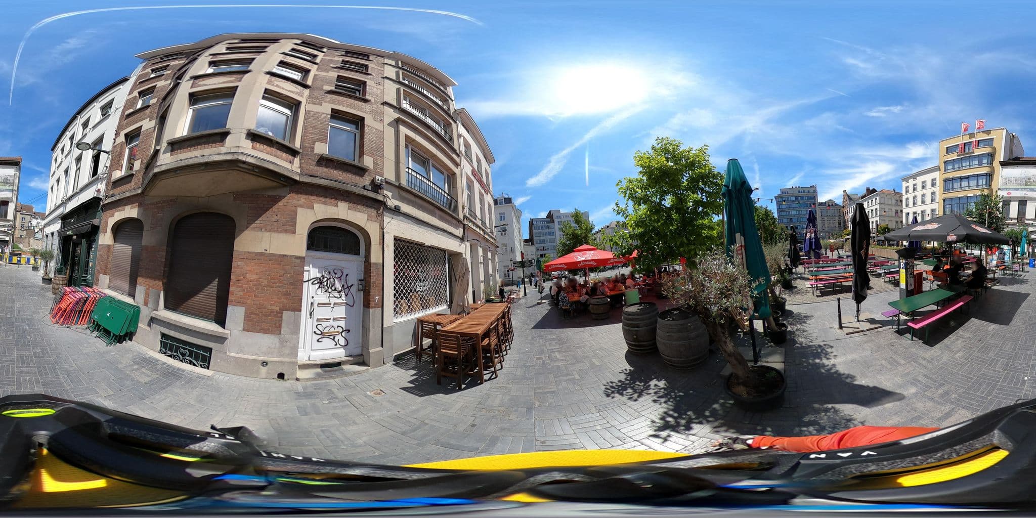 Street view near Sandton Pillows Breakfast, Brussels — © Stefdegreef (CC BY-SA · Mapillary)