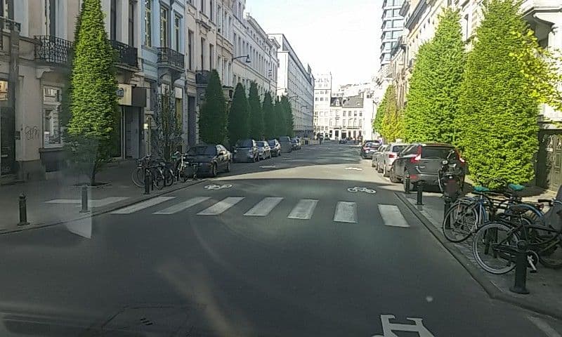 Street view near Flathotel New Continental, Ixelles — © filipc (CC BY-SA · Mapillary)