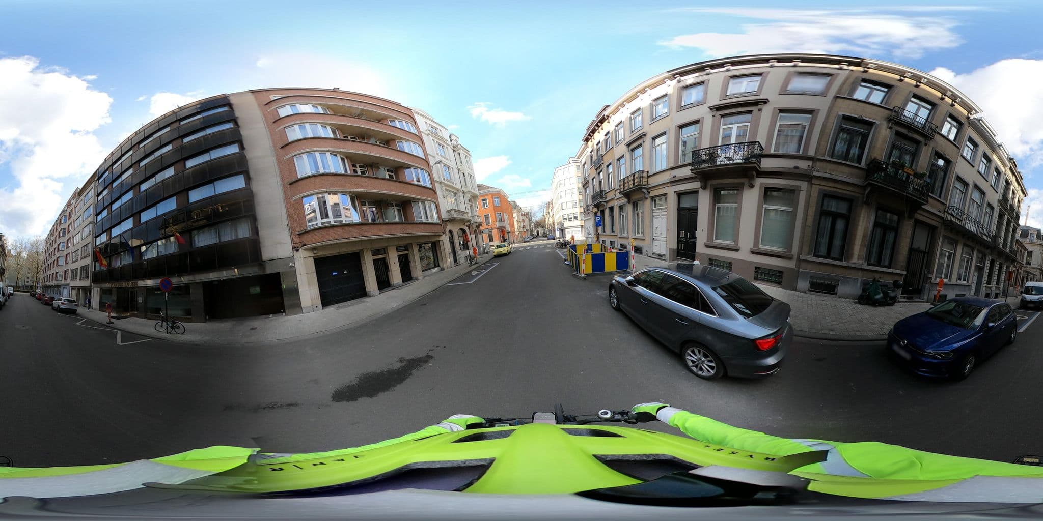 Street view near Izan Benelux SA, Ixelles — © Stefdegreef (CC BY-SA · Mapillary)