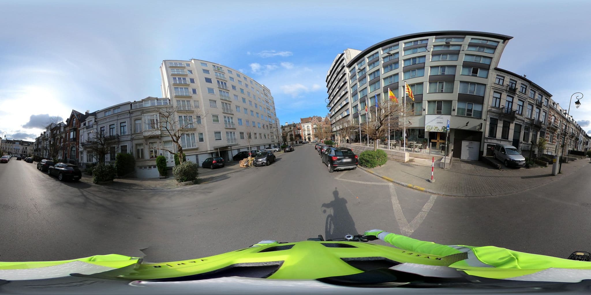 Street view near Hotel Catalonia Brussels, Saint-Gilles — © Stefdegreef (CC BY-SA · Mapillary)