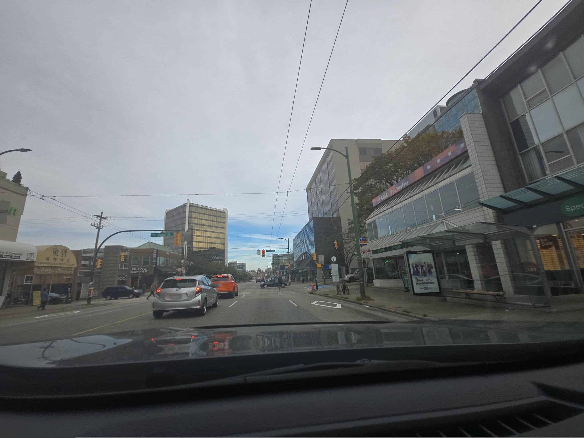 Street view near Holiday Inn Vancouver-Centre (Broadway), Fairview — © ashkonm (CC BY-SA · Mapillary)