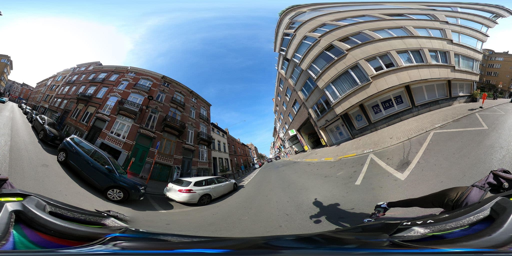 Street view near Maison Kanazawa, Ixelles — © Stefdegreef (CC BY-SA · Mapillary)