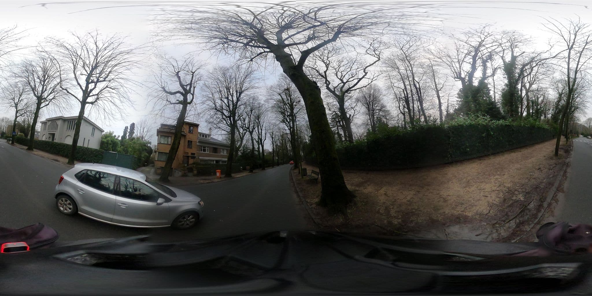 Street view near La maison Chanteclerc, Uccle — © RaphaelPasLoin (CC BY-SA · Mapillary)