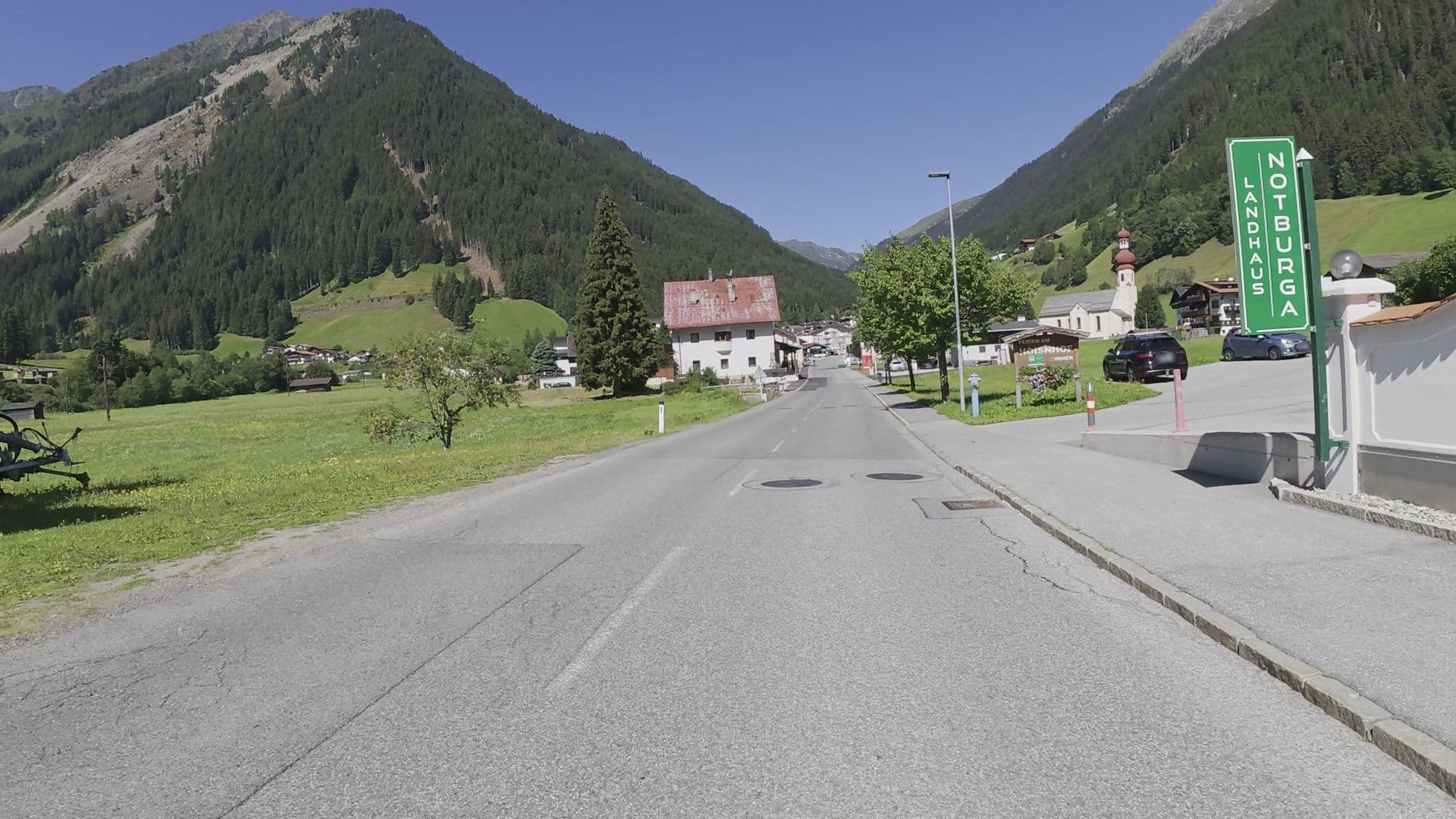 Street view near Hoisnhof, Sellrain — © Guzzi_Franze (CC BY-SA · Mapillary)
