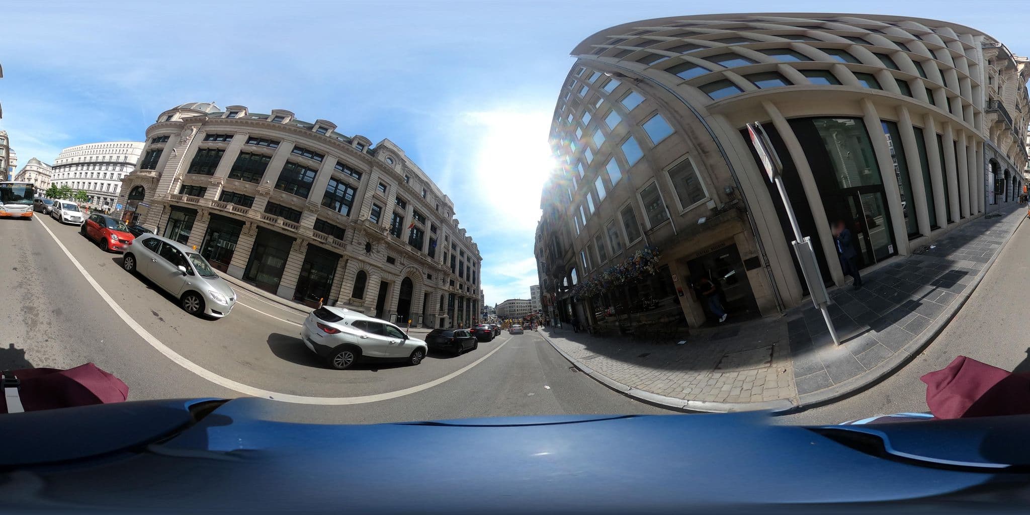 Street view near Sandton Brussels Centre, Brussels — © thierry1030 (CC BY-SA · Mapillary)