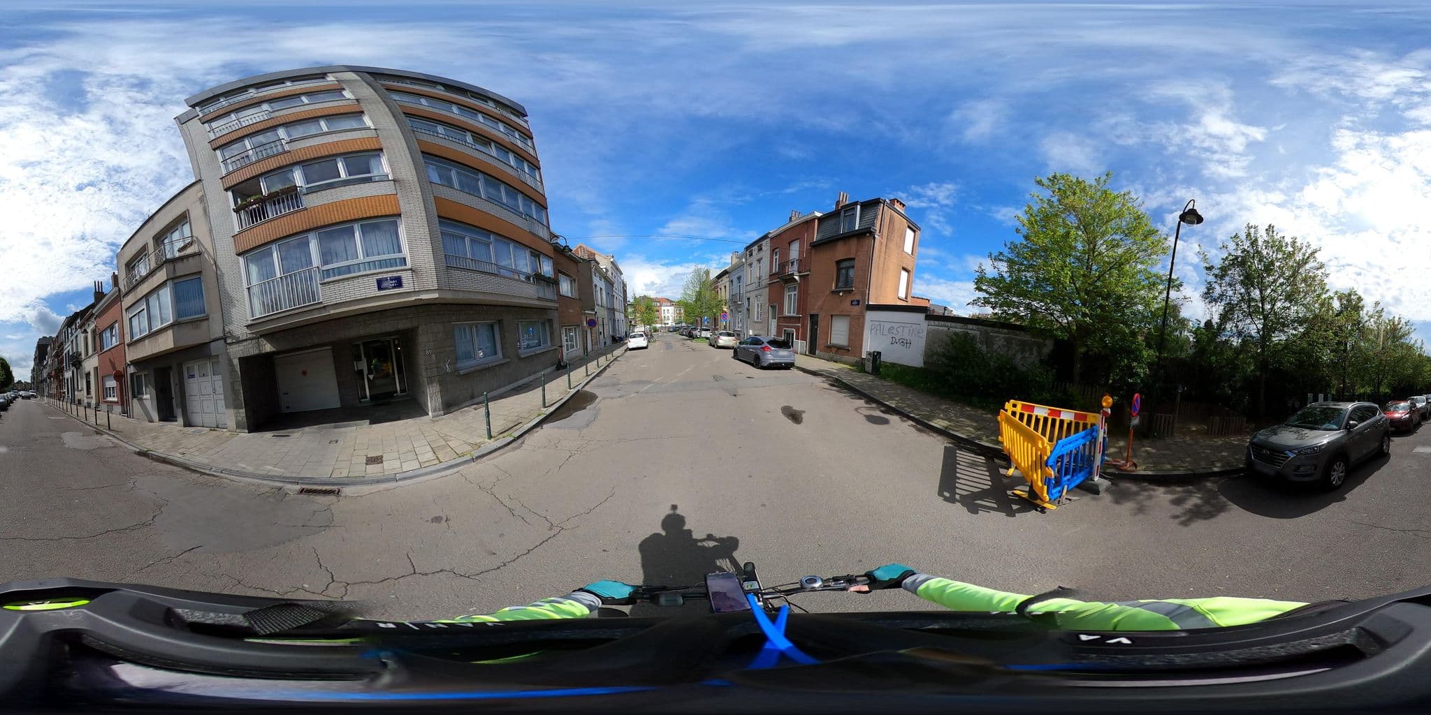 Street view near One-bedroom Apartment near Atomium, Jette — © Stefdegreef (CC BY-SA · Mapillary)