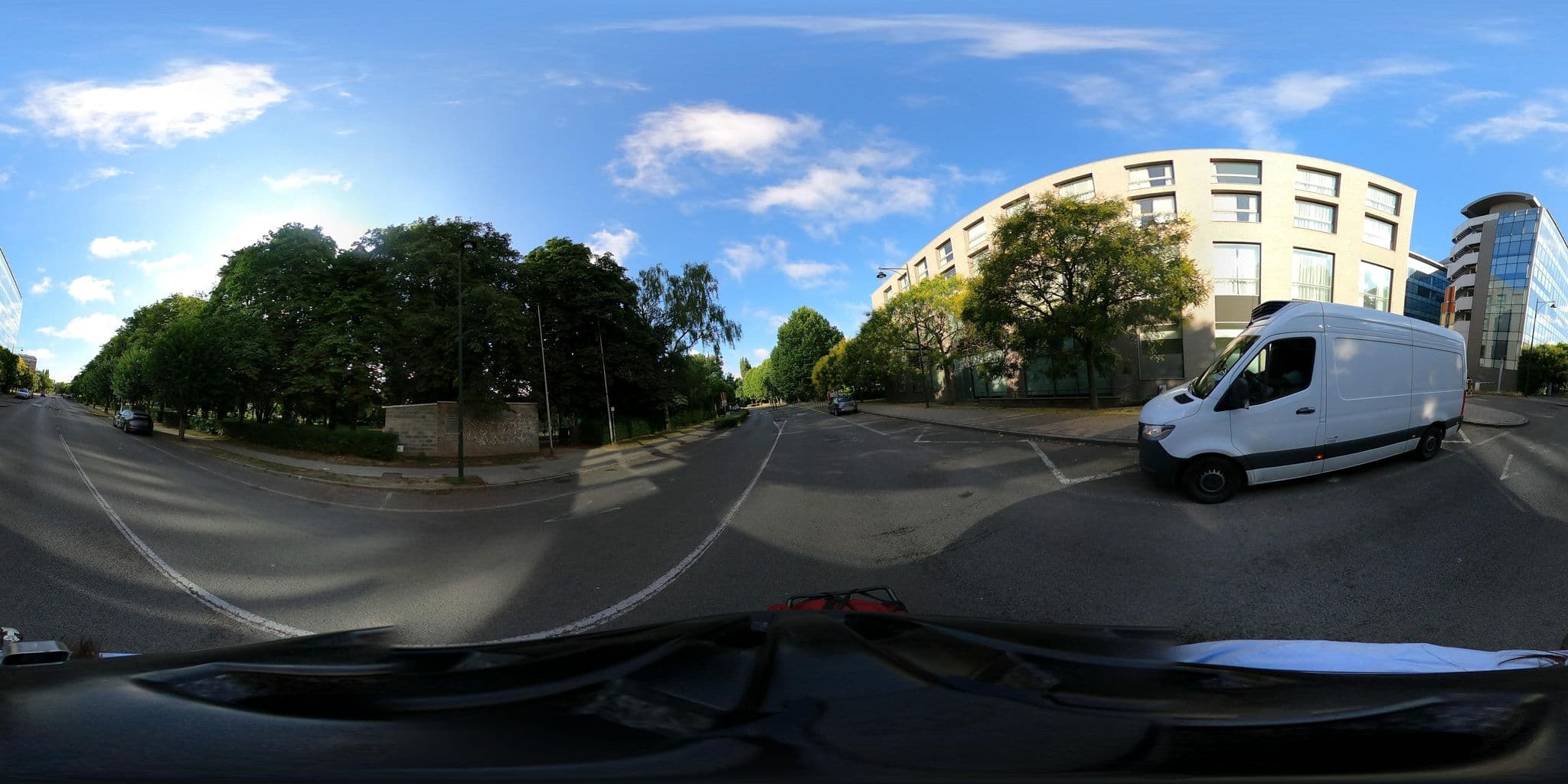 Street view near Marriot Hotel Sauna&Fitness, Evere — © RaphaelPasLoin (CC BY-SA · Mapillary)