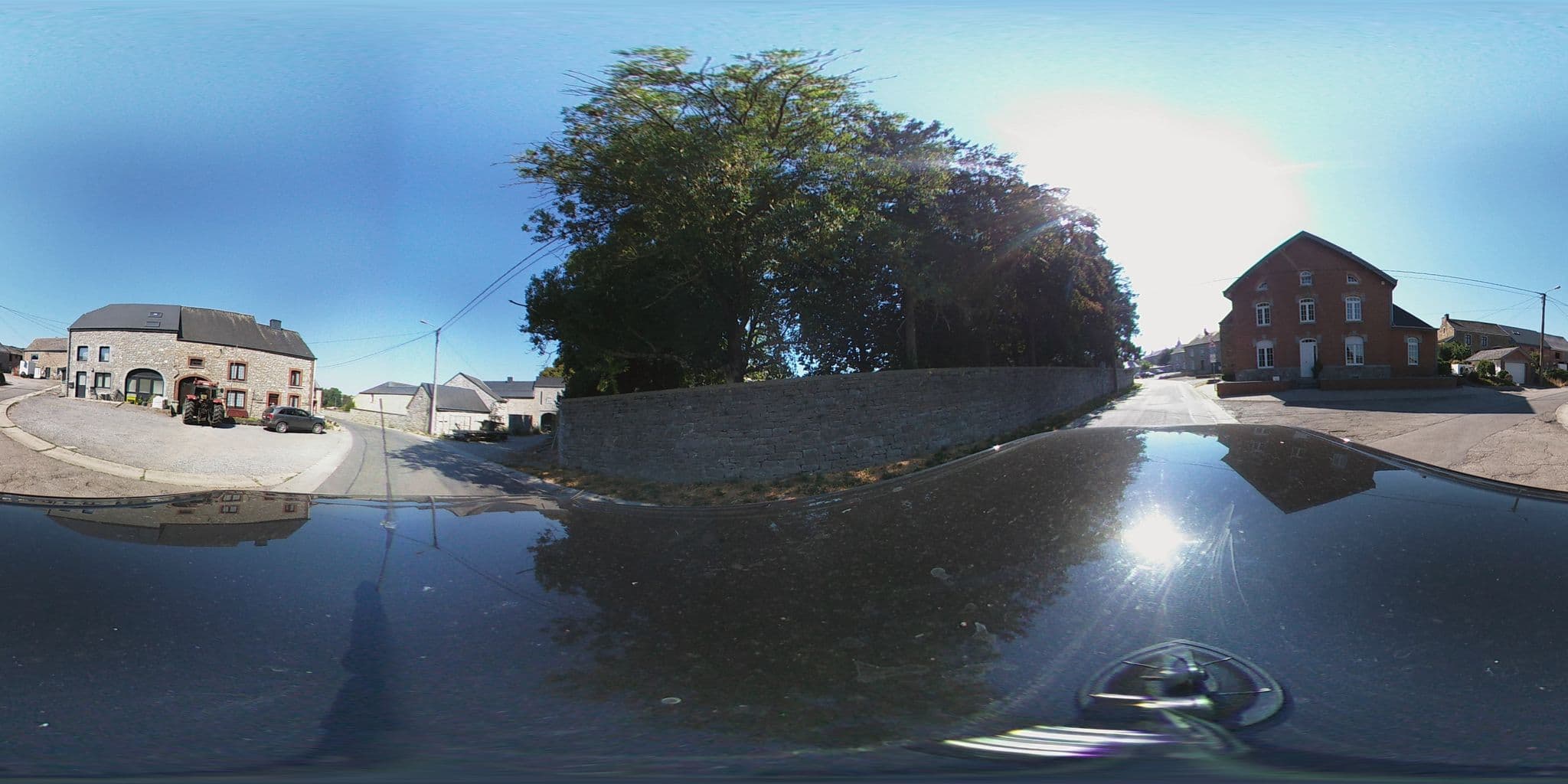 Street view near De Vierkantshoeve (Planckaert), Tellin — © micmin1972 (CC BY-SA · Mapillary)