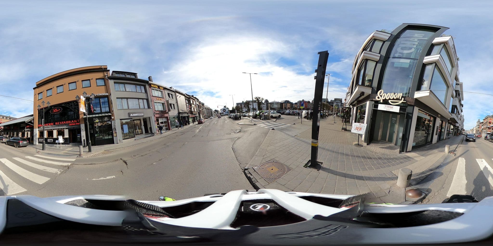 Street view near Hotel Leo Station, Bastogne — © Mizuna (CC BY-SA · Mapillary)