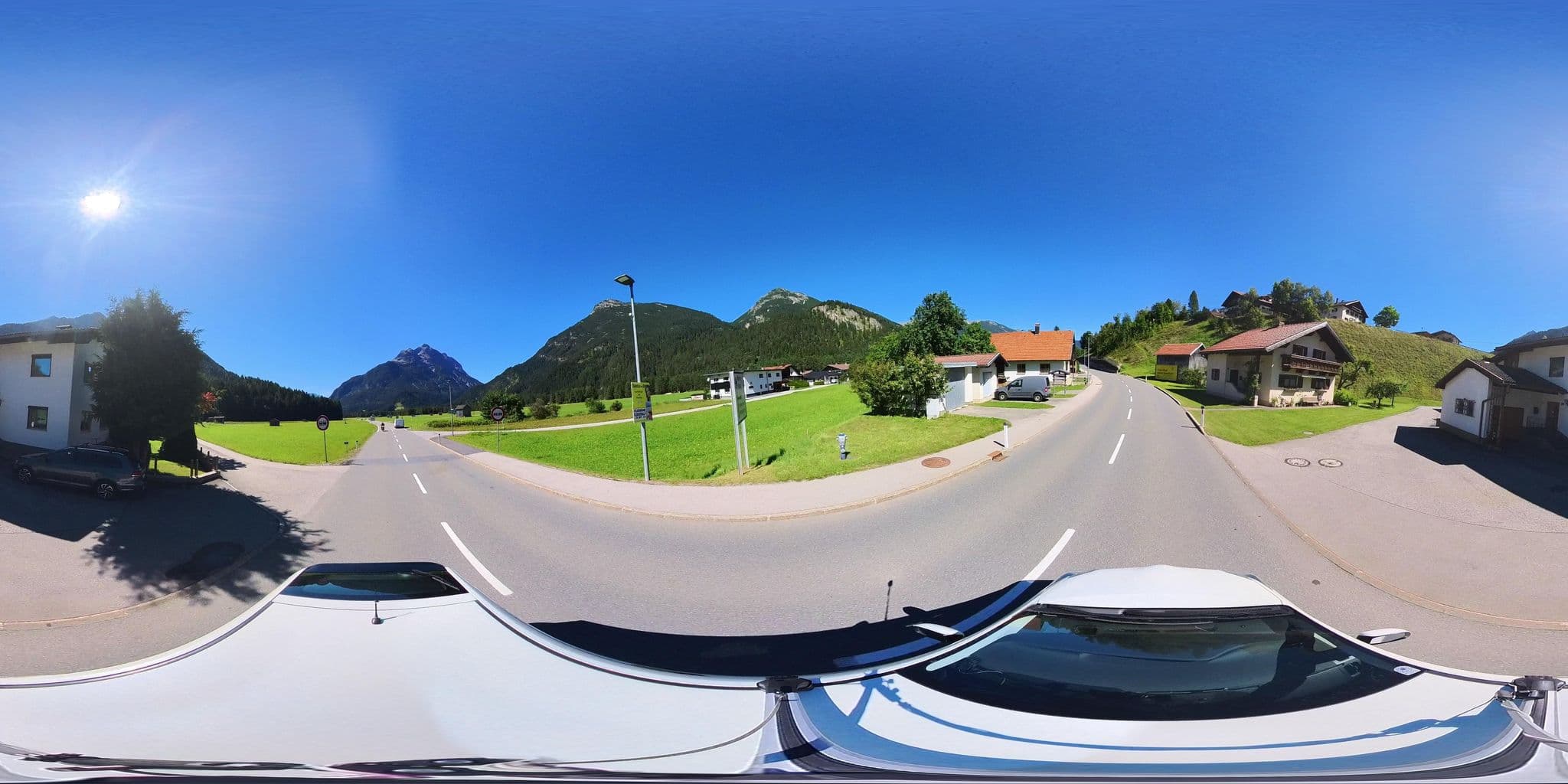 Street view near Haus Monika, Weissenbach am Lech
