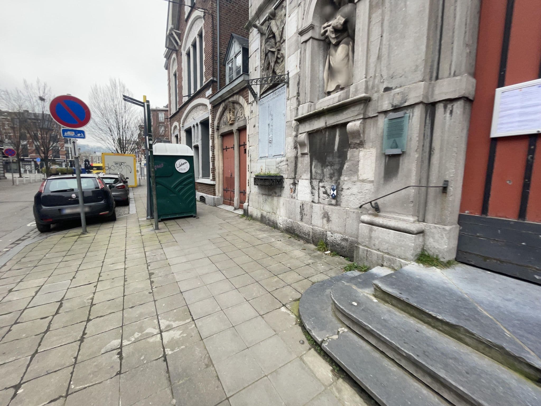 Street view near Prinsesjeskamer, Liège — © ArnaudLnr (CC BY-SA · Mapillary)