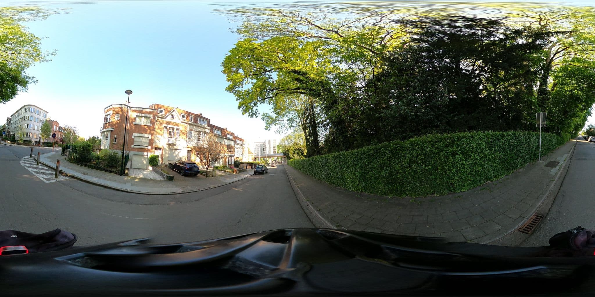 Street view near Delfosse L'Univers des Cartes et Menus SPRL, Auderghem — © RaphaelPasLoin (CC BY-SA · Mapillary)