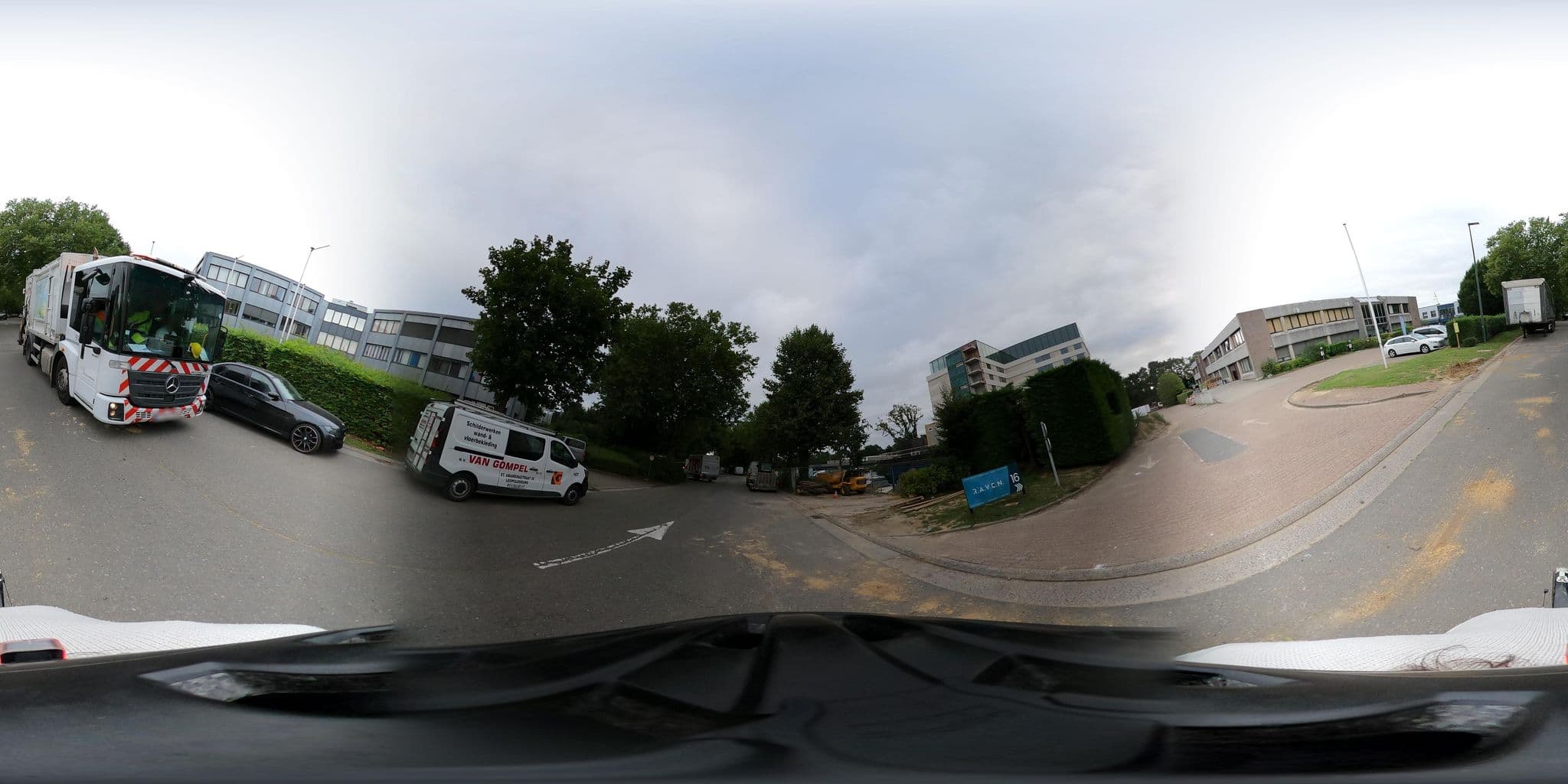 Street view near Mövenpick Brussels Airport, Zaventem — © RaphaelPasLoin (CC BY-SA · Mapillary)