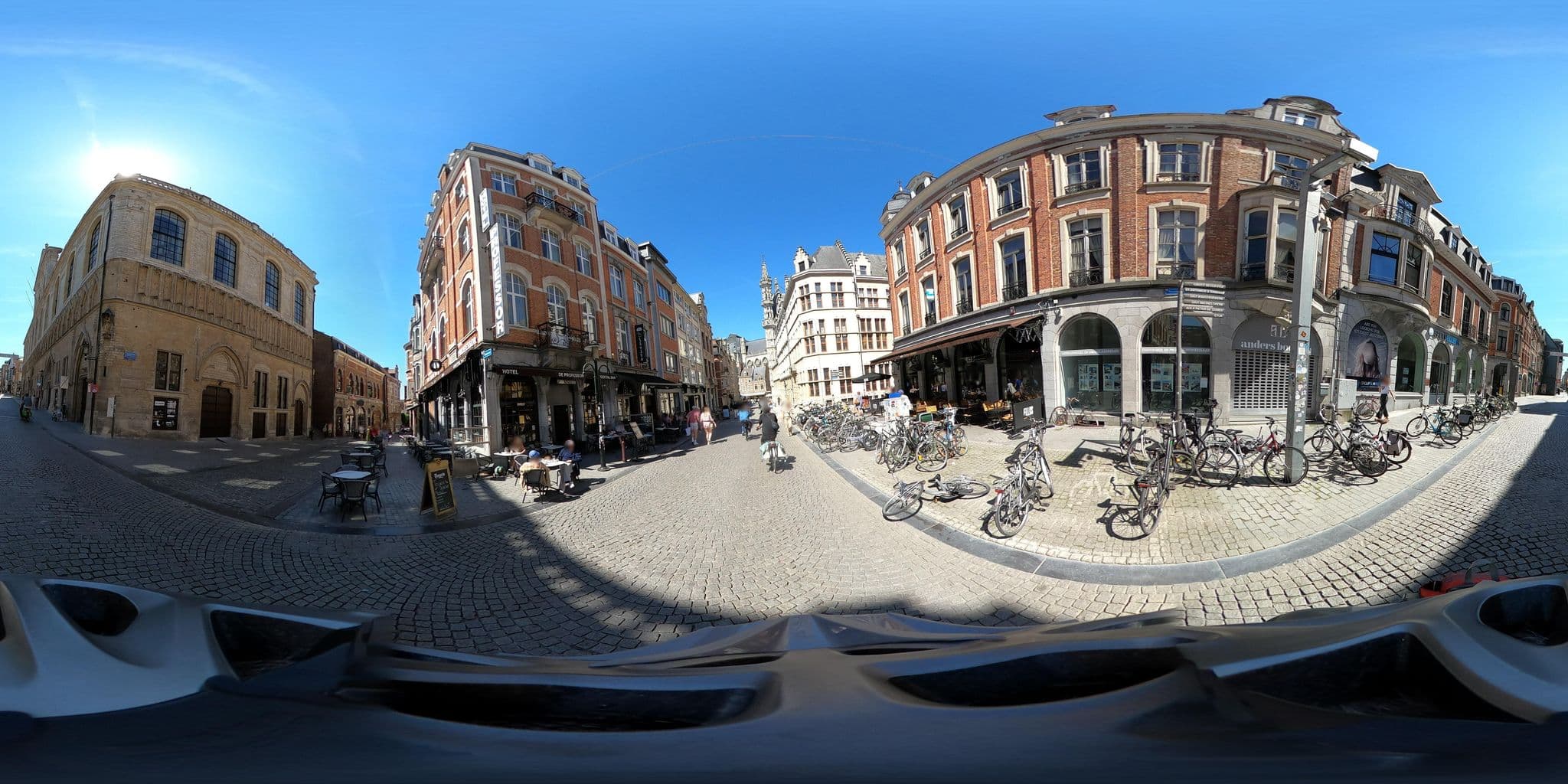 Street view near Hotel De Professor, Leuven — © Eebie (CC BY-SA · Mapillary)