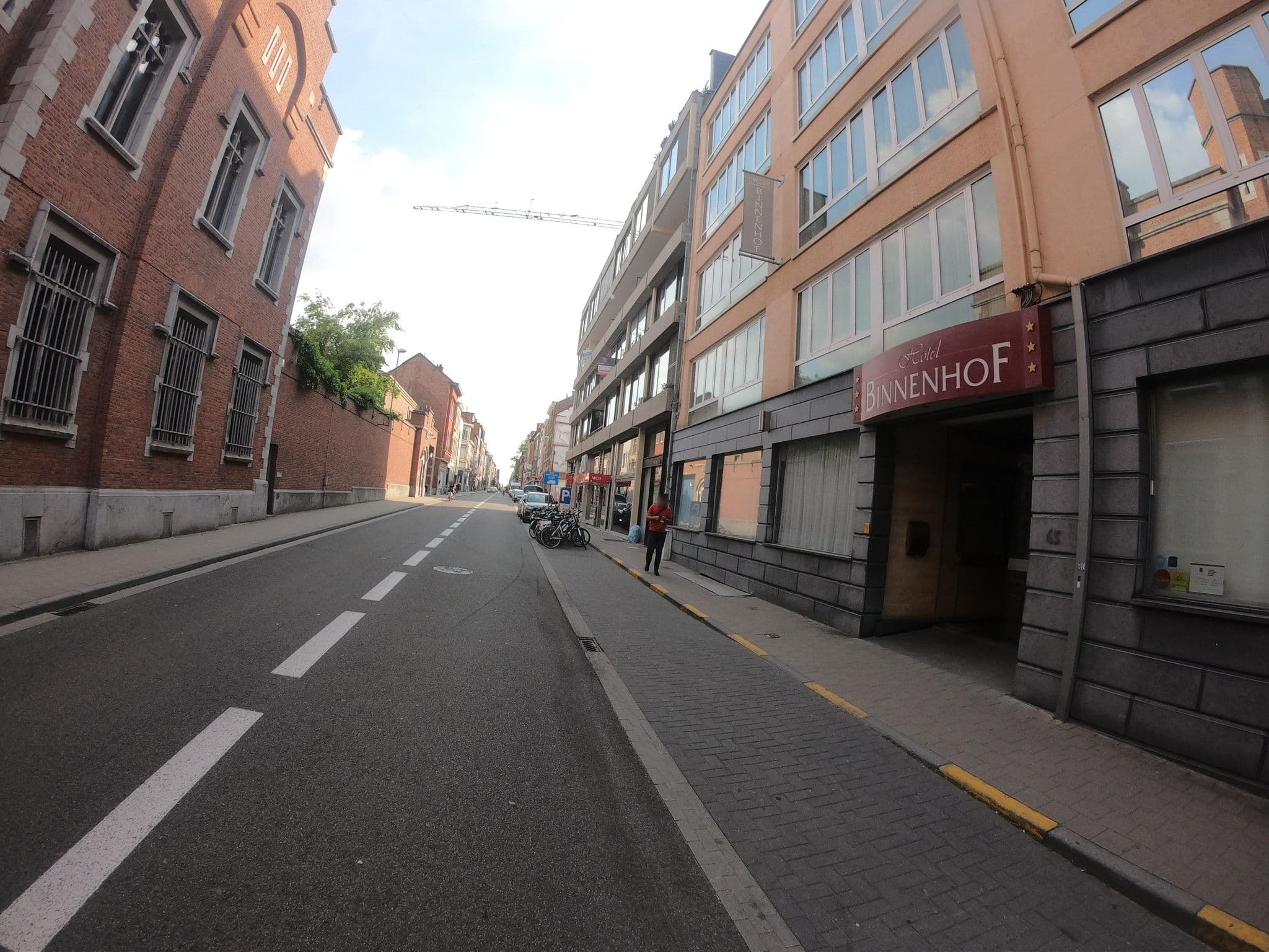 Street view near Hotel Binnenhof, Leuven — © polyglot (CC BY-SA · Mapillary)