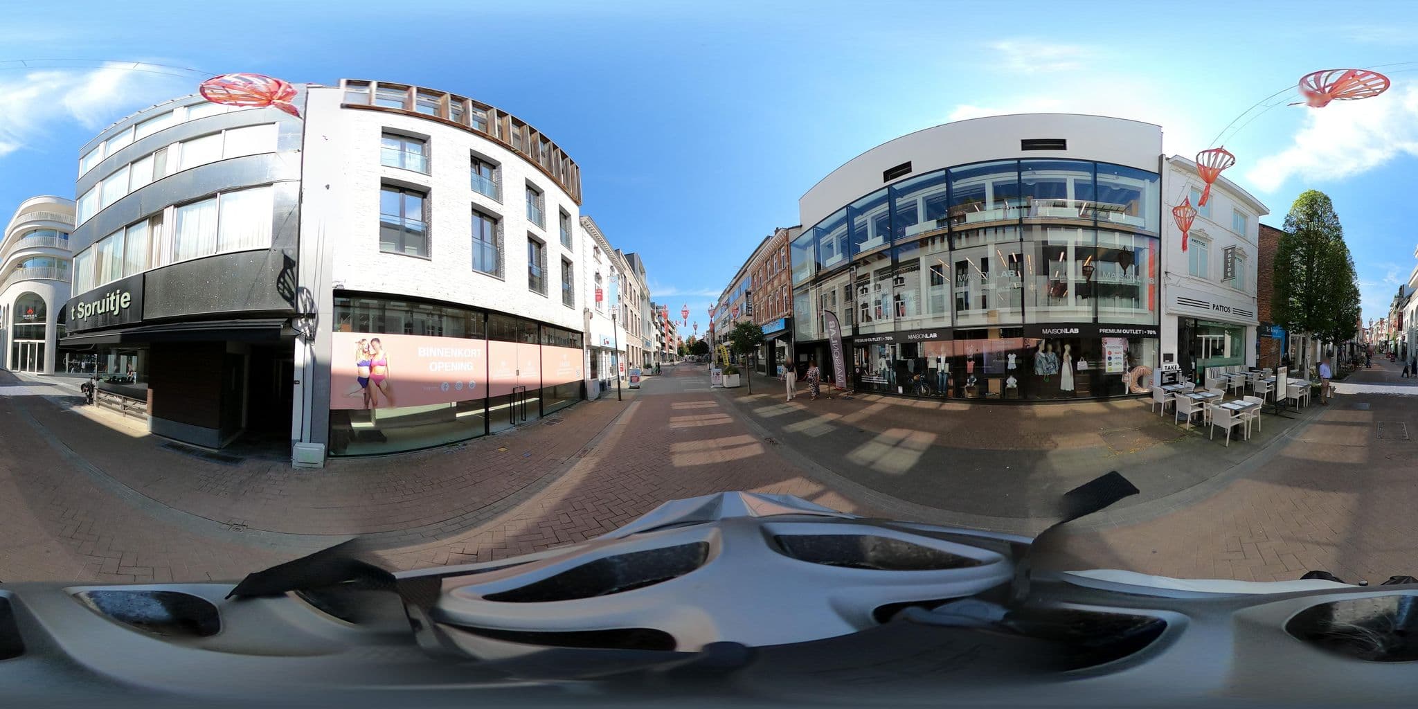Street view near Demerhuisje, Hasselt — © Eebie (CC BY-SA · Mapillary)