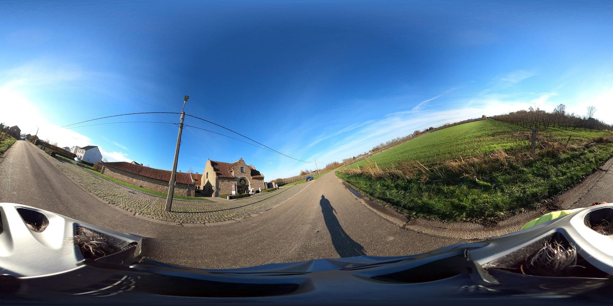 Street view near Hoeve Roosbeek, Zepperen — © Eebie (CC BY-SA · Mapillary)
