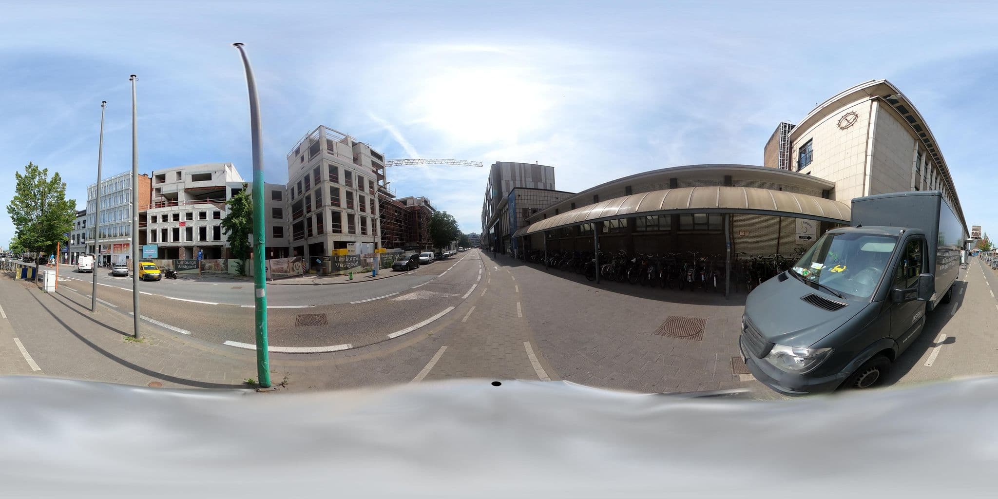 Street view near De Nieuwe Schoofs, Hasselt — © Eebie (CC BY-SA · Mapillary)