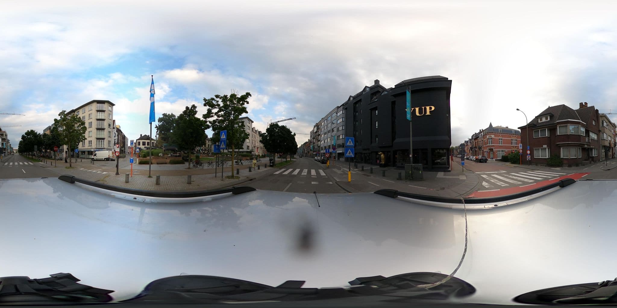 Street view near YUP Hotel, Hasselt — © Eebie (CC BY-SA · Mapillary)