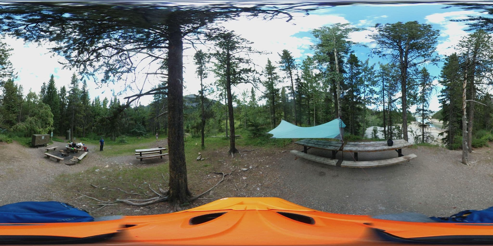 Street view near Jewell Bay Backcountry Campground, Canmore