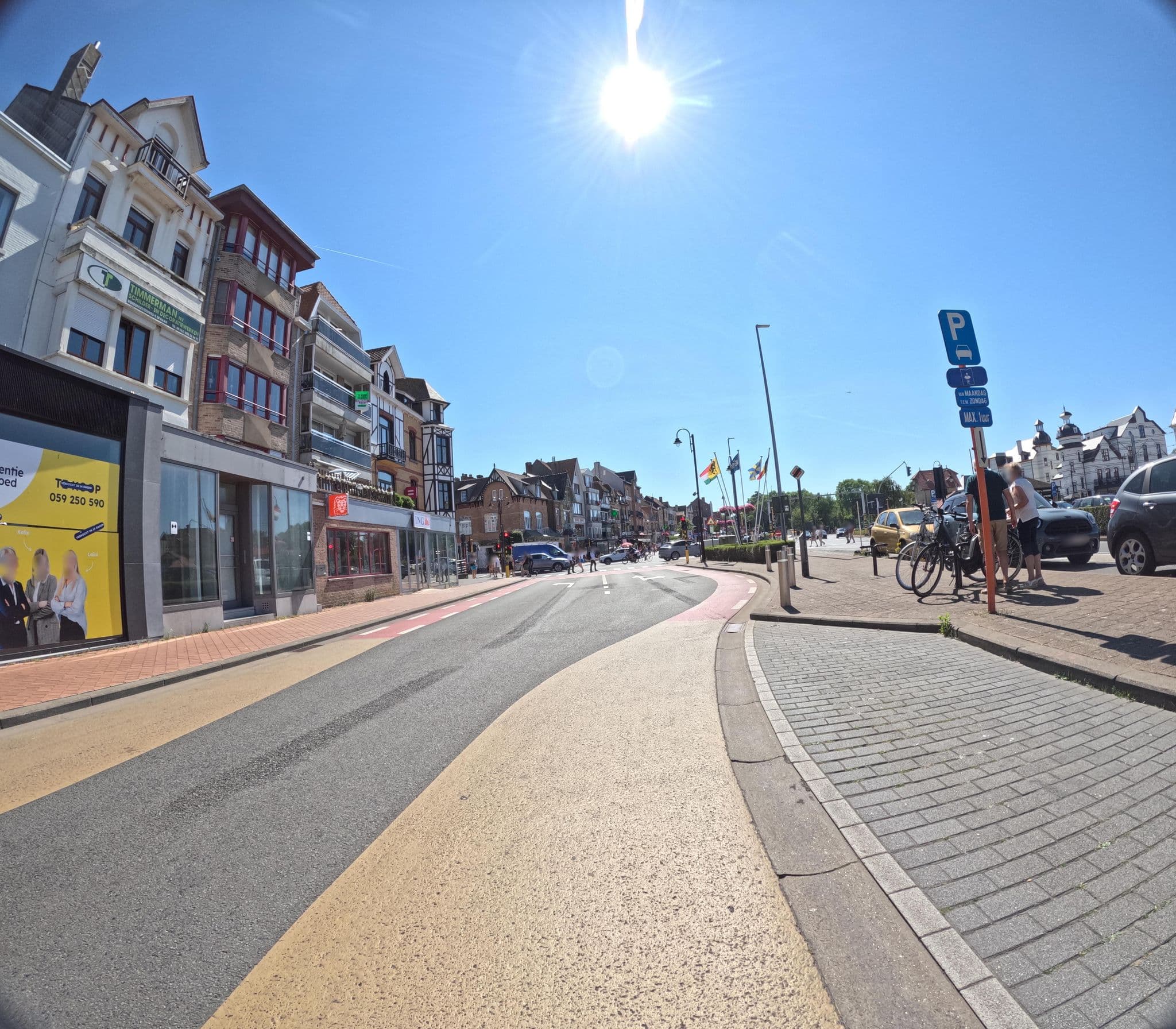 Street view near Residentie Melrose, De Haan — © filipc (CC BY-SA · Mapillary)