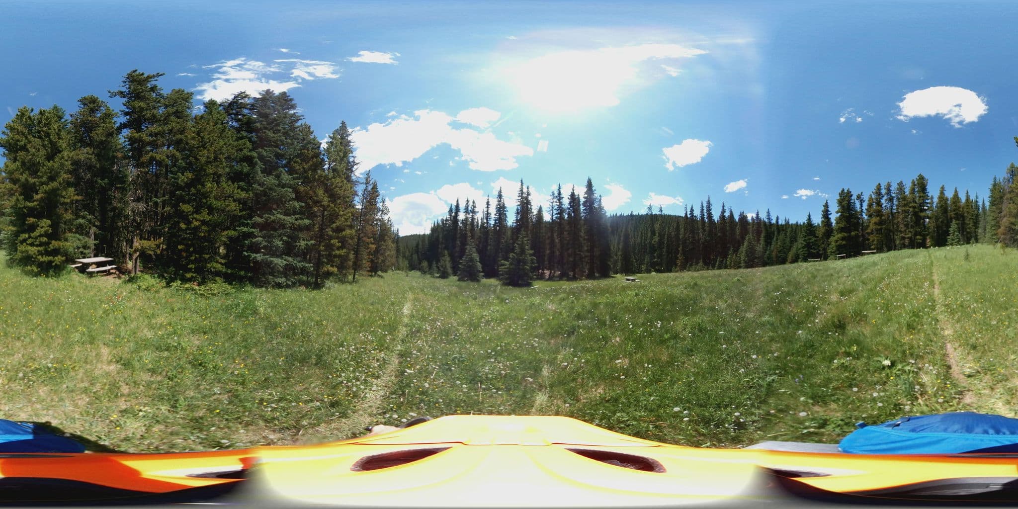 Street view near Lusk Pass Camp, Canmore