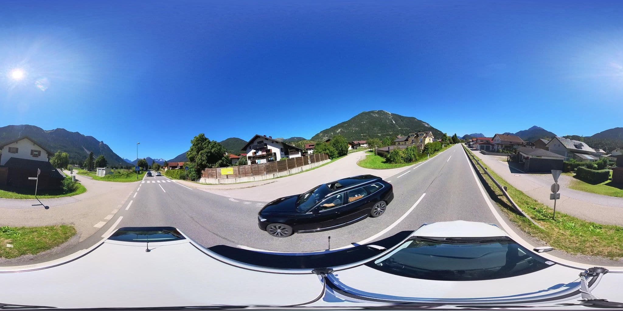 Street view near Haus Schartenblick, Weissenbach am Lech