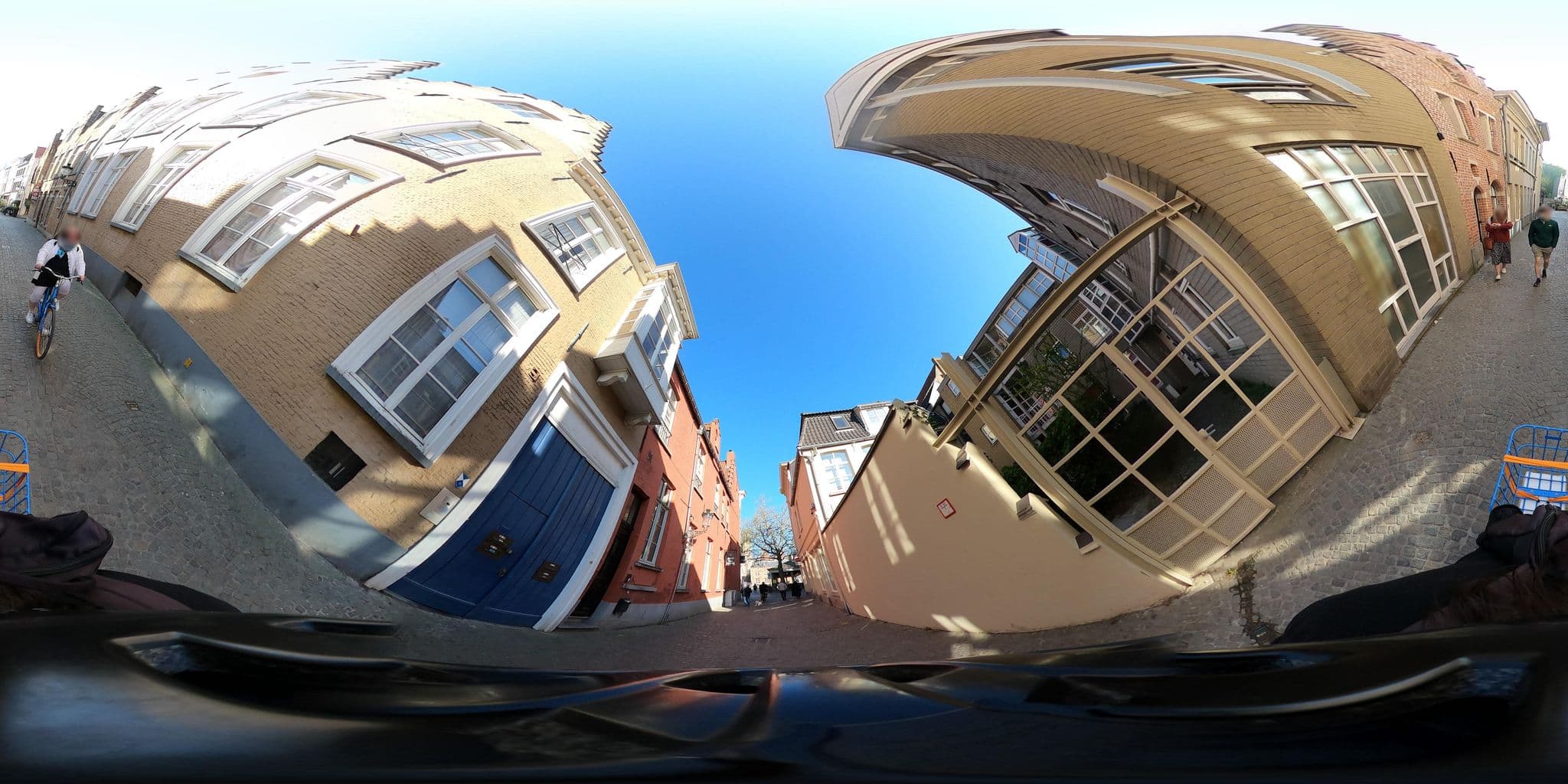 Street view near Guesthouse Breydelhof, Brugge — © RaphaelPasLoin (CC BY-SA · Mapillary)