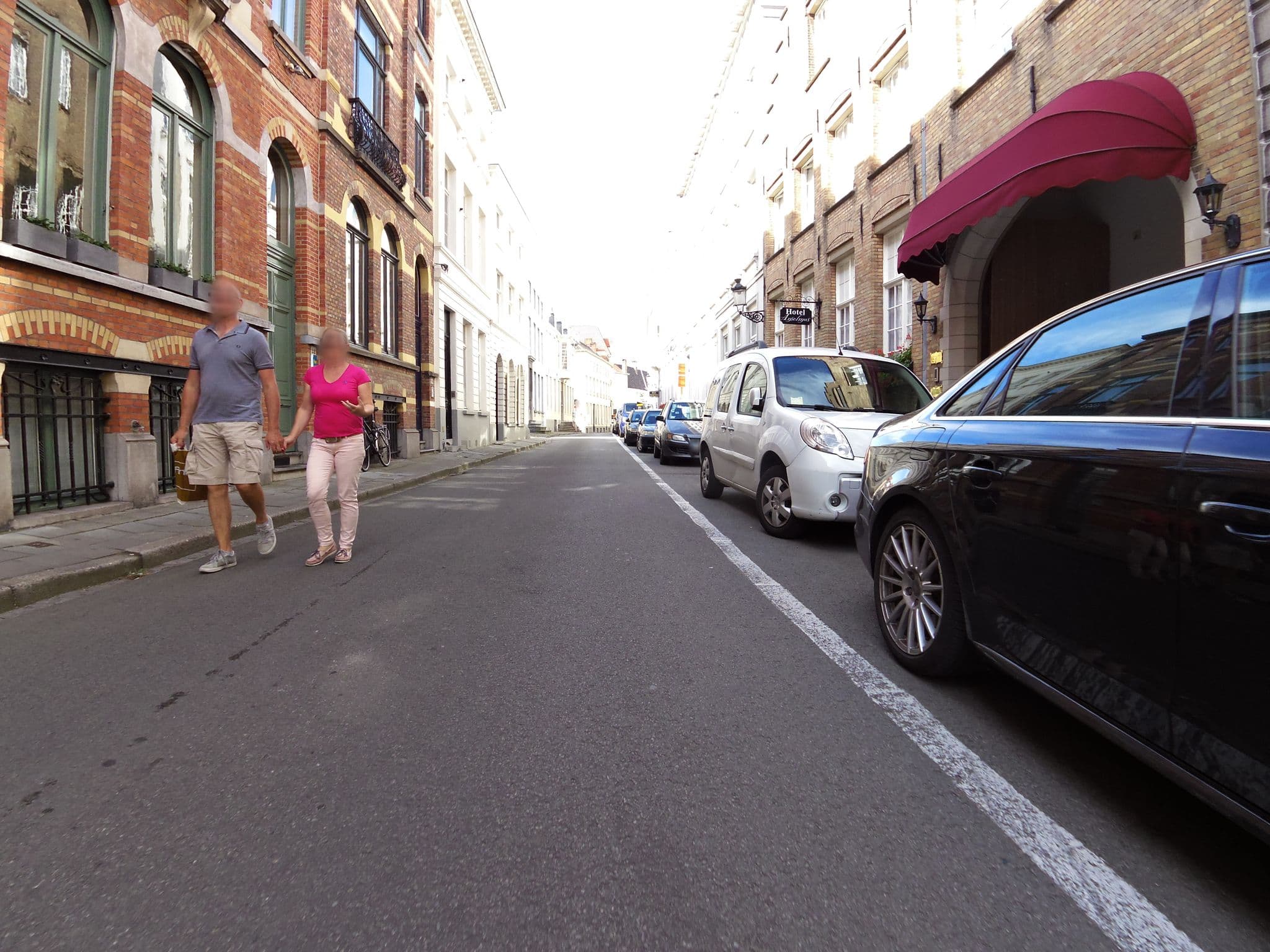 Street view near Anselmus Hotel Bruges, Brugge — © zors1843 (CC BY-SA · Mapillary)