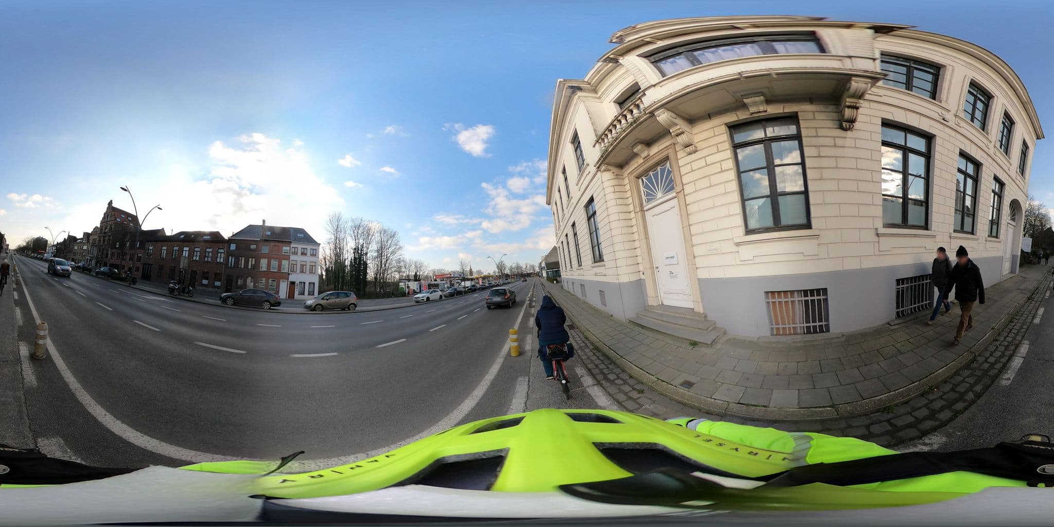 Street view near Peda Ter Groene Poorte, Brugge — © Stefdegreef (CC BY-SA · Mapillary)