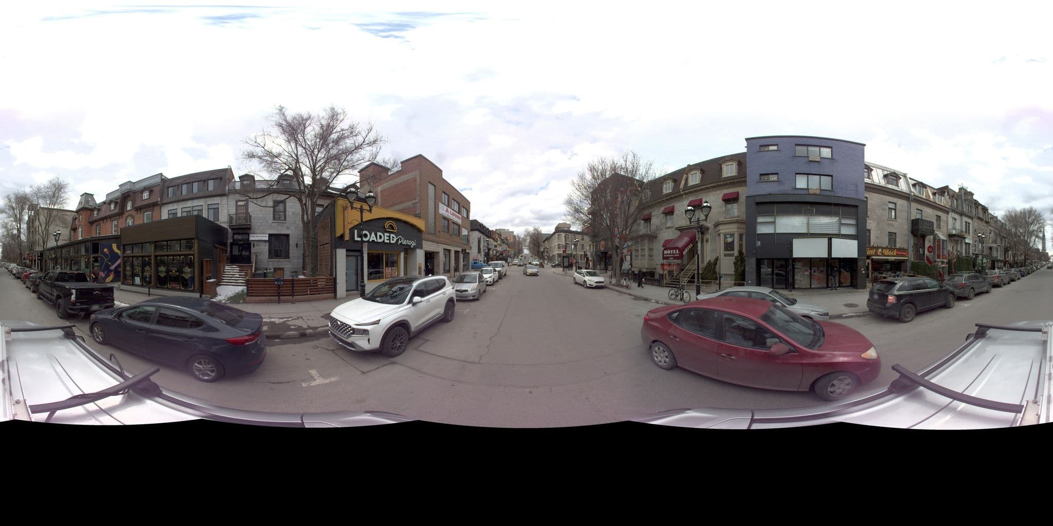 Street view near Hôtel Quartier Latin, Milton-Parc — © VdM (CC BY-SA · Mapillary)