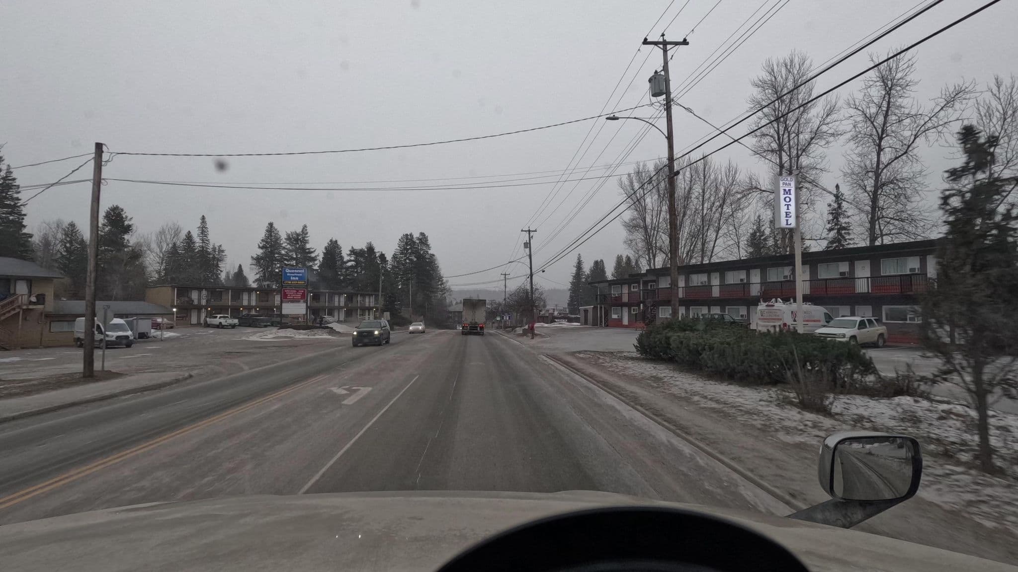 Street view near Gold Pan Motel, Quesnel — © bct (CC BY-SA · Mapillary)