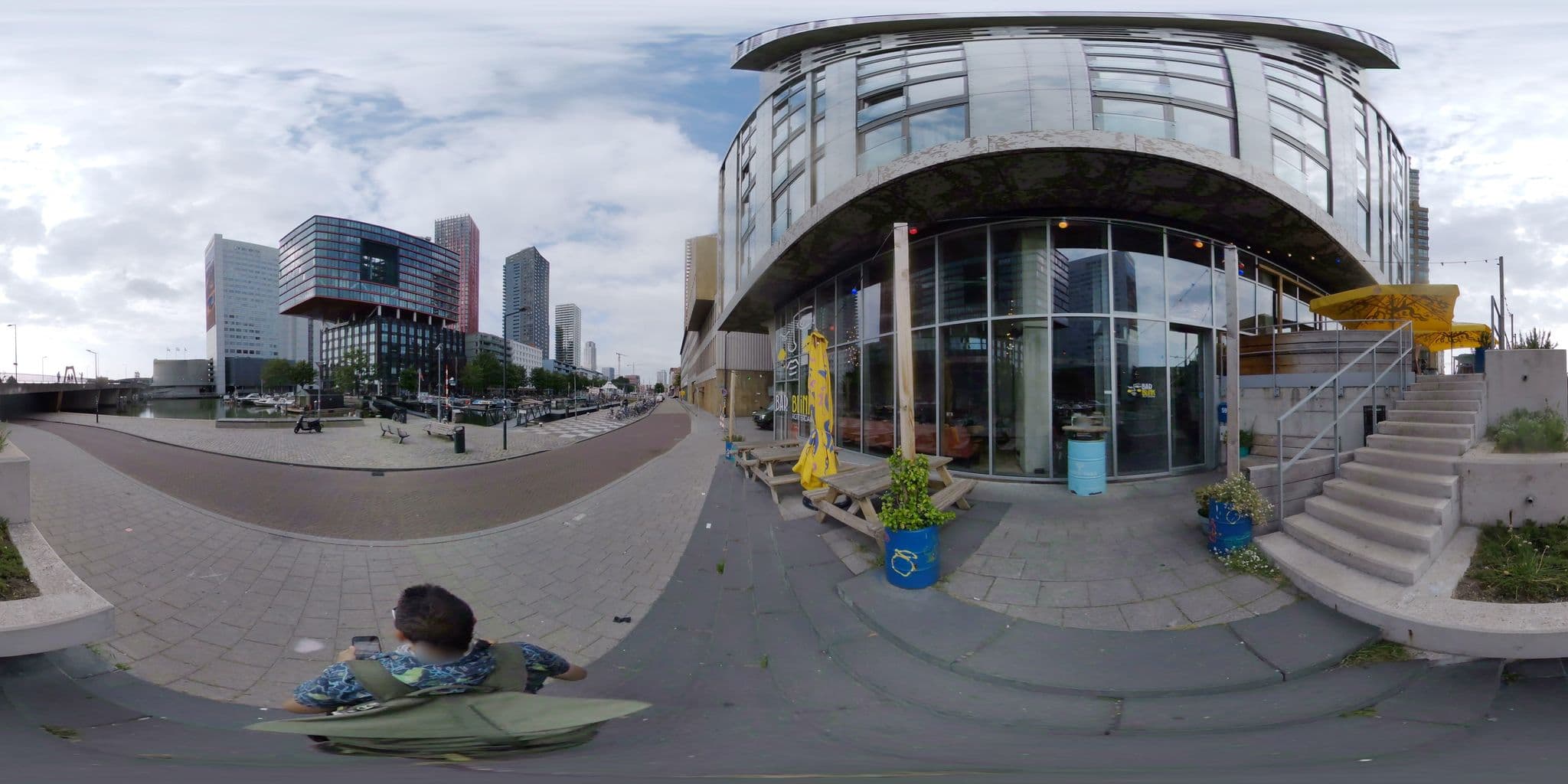 Street view near Wikkel Boat, Rotterdam — © mapconcierge (CC BY-SA · Mapillary)