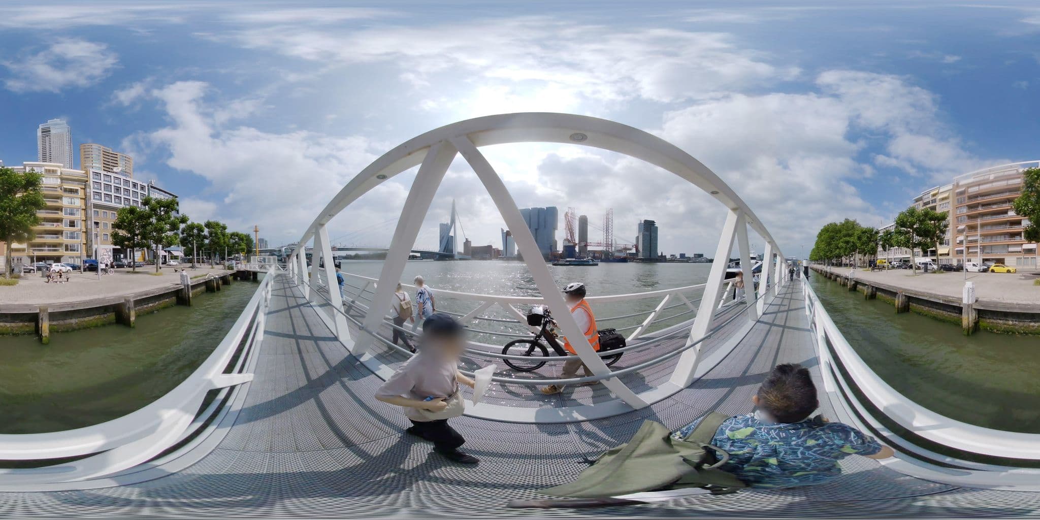 Street view near Maritime Hotel Rotterdam, Kop van Zuid — © mapconcierge (CC BY-SA · Mapillary)
