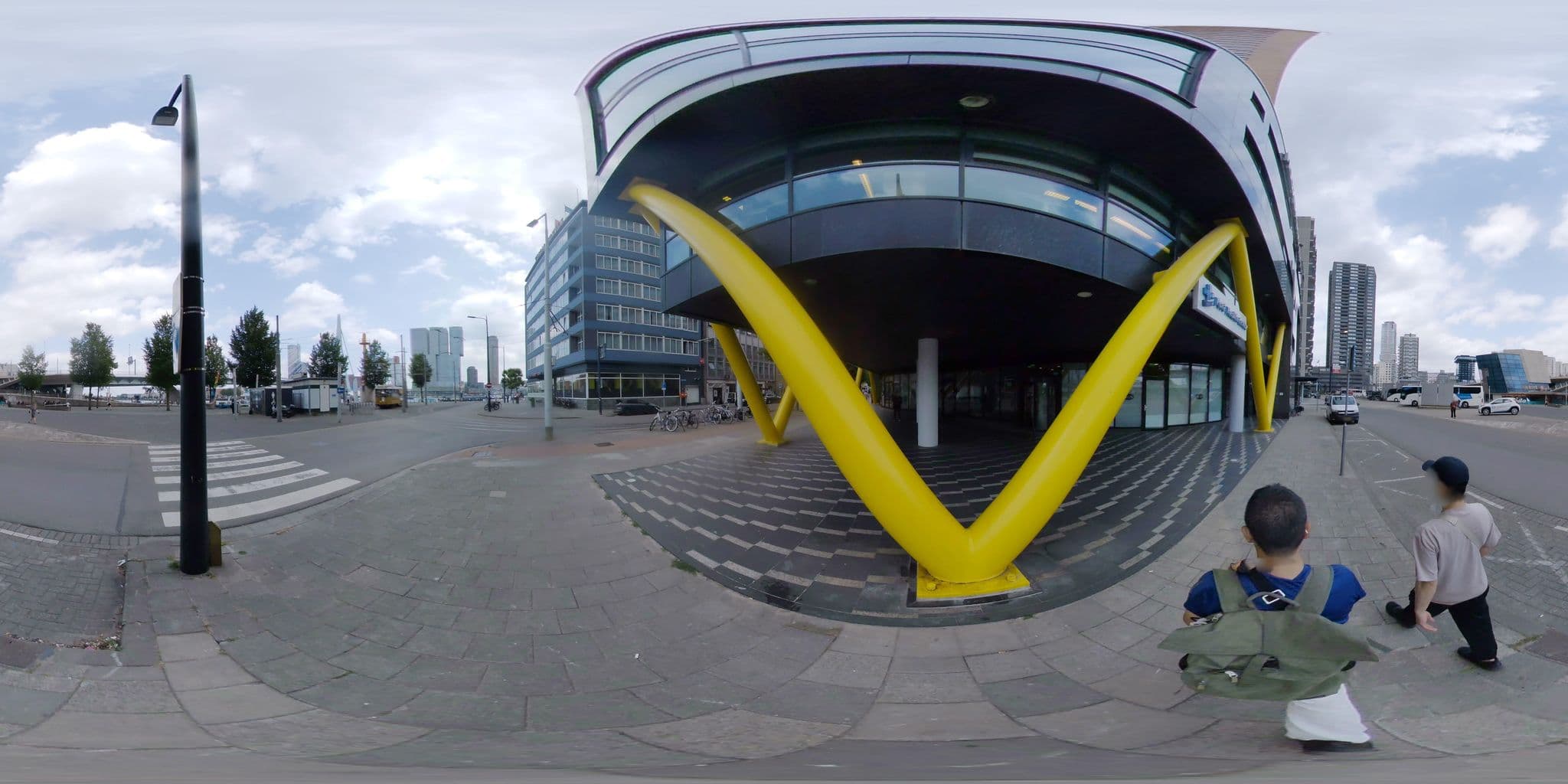 Street view near Thon Hotels, Kop van Zuid — © mapconcierge (CC BY-SA · Mapillary)