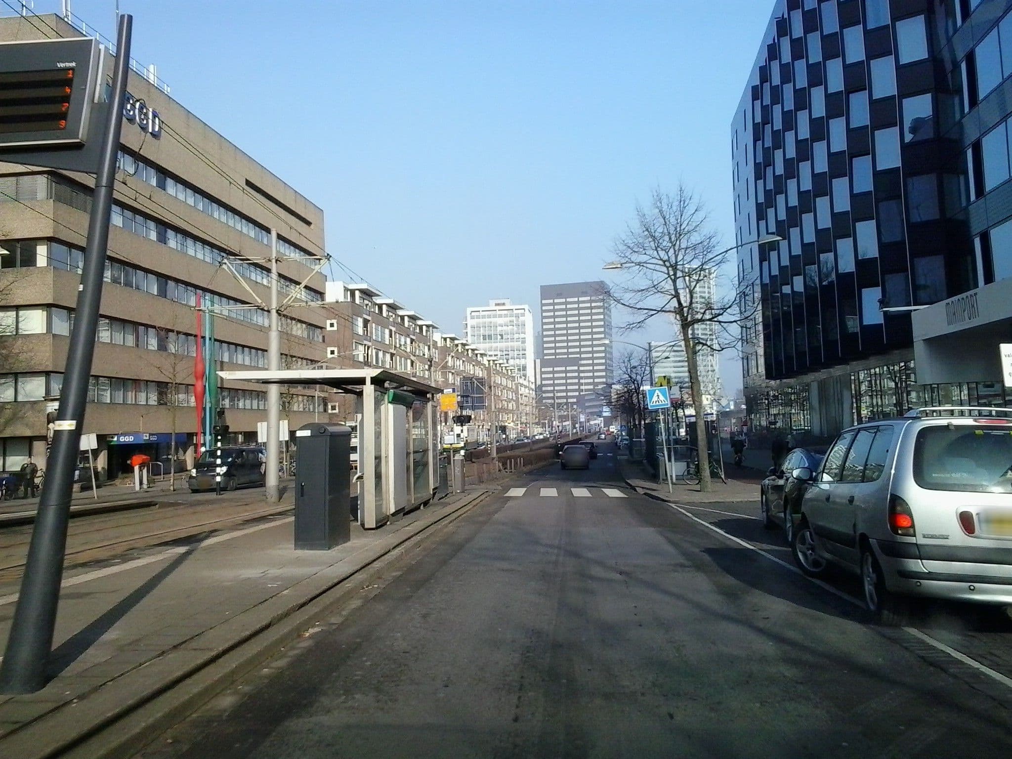 Street view near lift, Kop van Zuid — © micmin1972 (CC BY-SA · Mapillary)