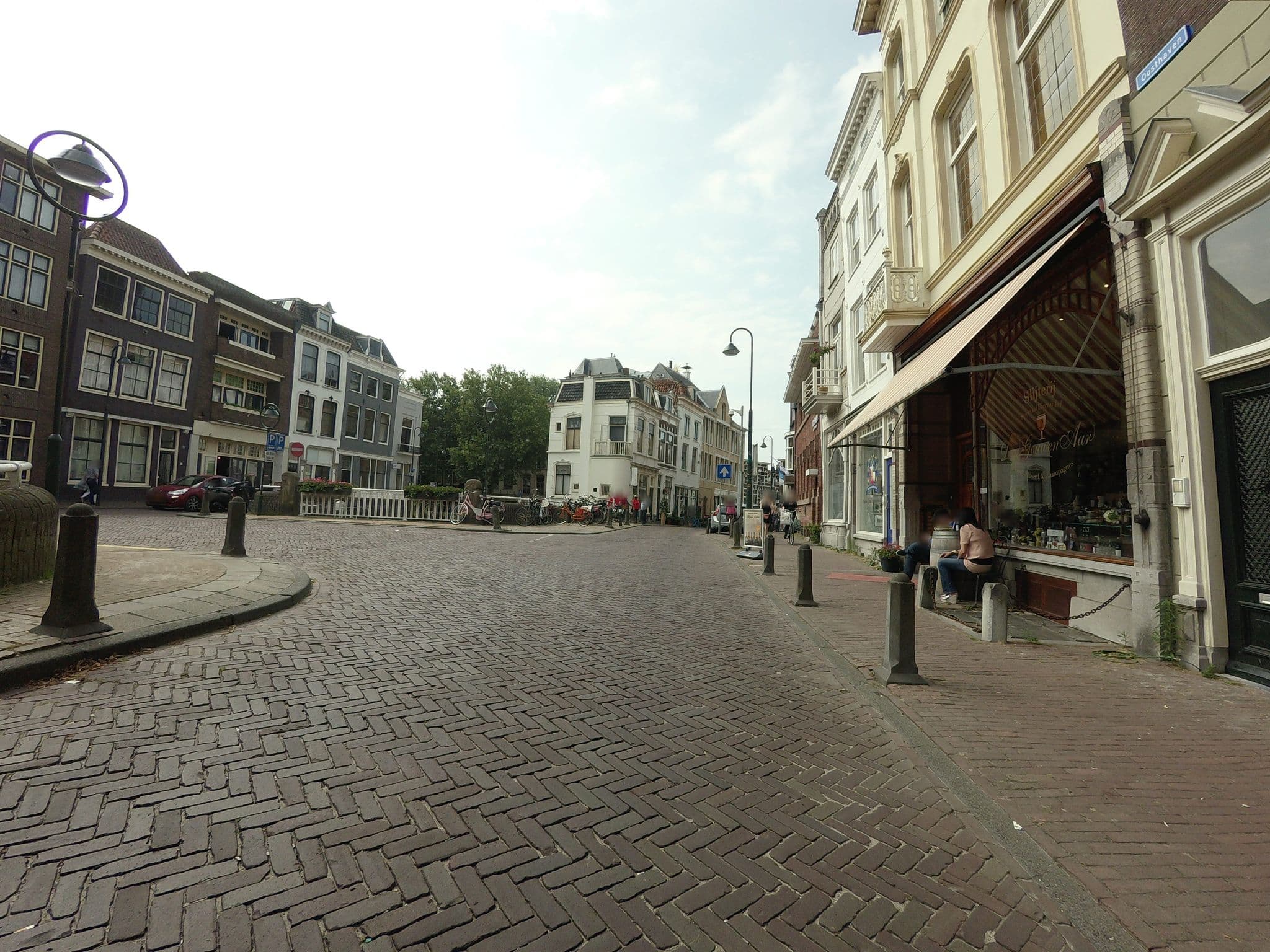 Street view near Restaurant Proeven B.V., Gouda — © ankeric (CC BY-SA · Mapillary)