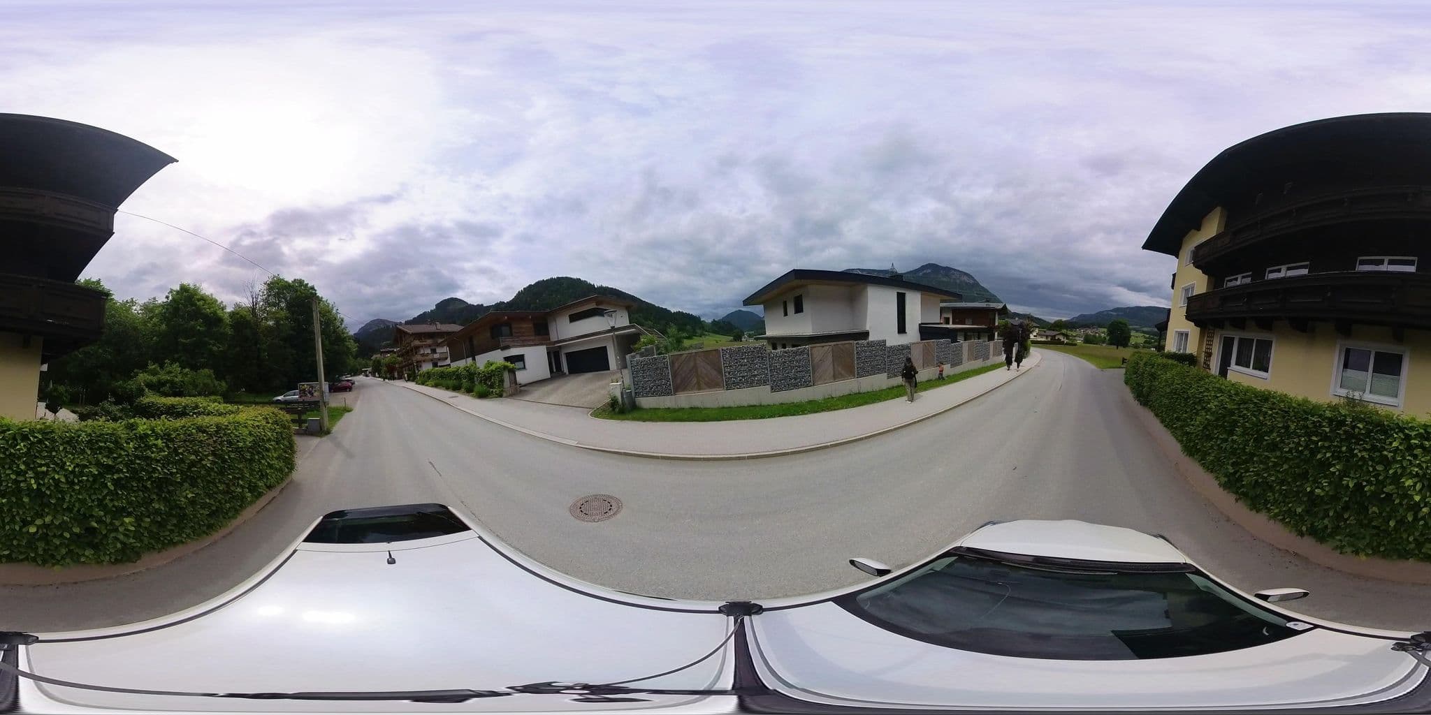Street view near Pension Kaufmann, Söll — © osmplus_org (CC BY-SA · Mapillary)