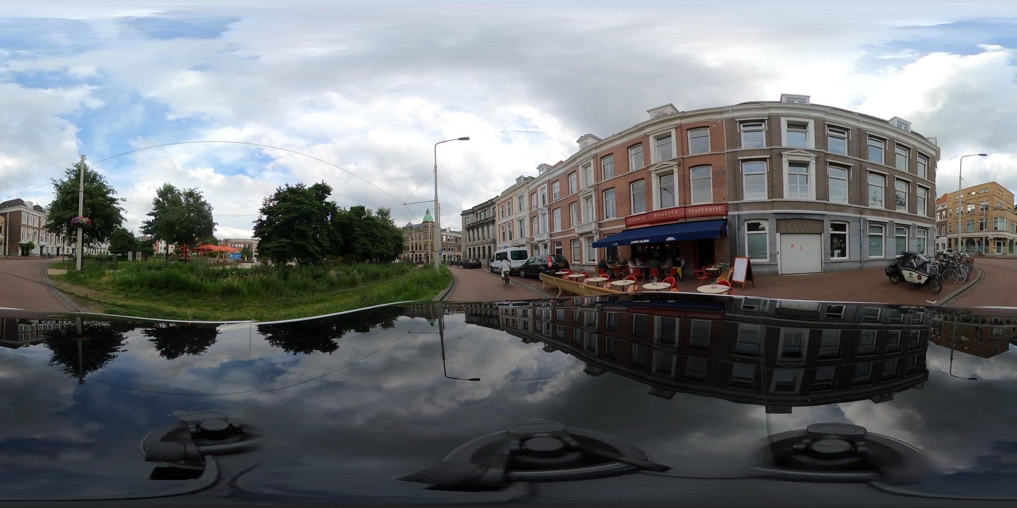 Street view near City Center III loft, The Hague — © tumblecow (CC BY-SA · Mapillary)
