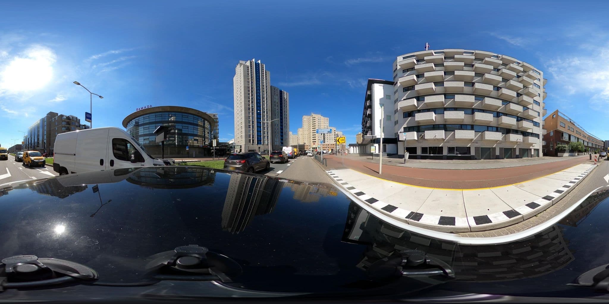 Street view near Bilderberg Europa hotel, kamer 425, Scheveningen — © tumblecow (CC BY-SA · Mapillary)