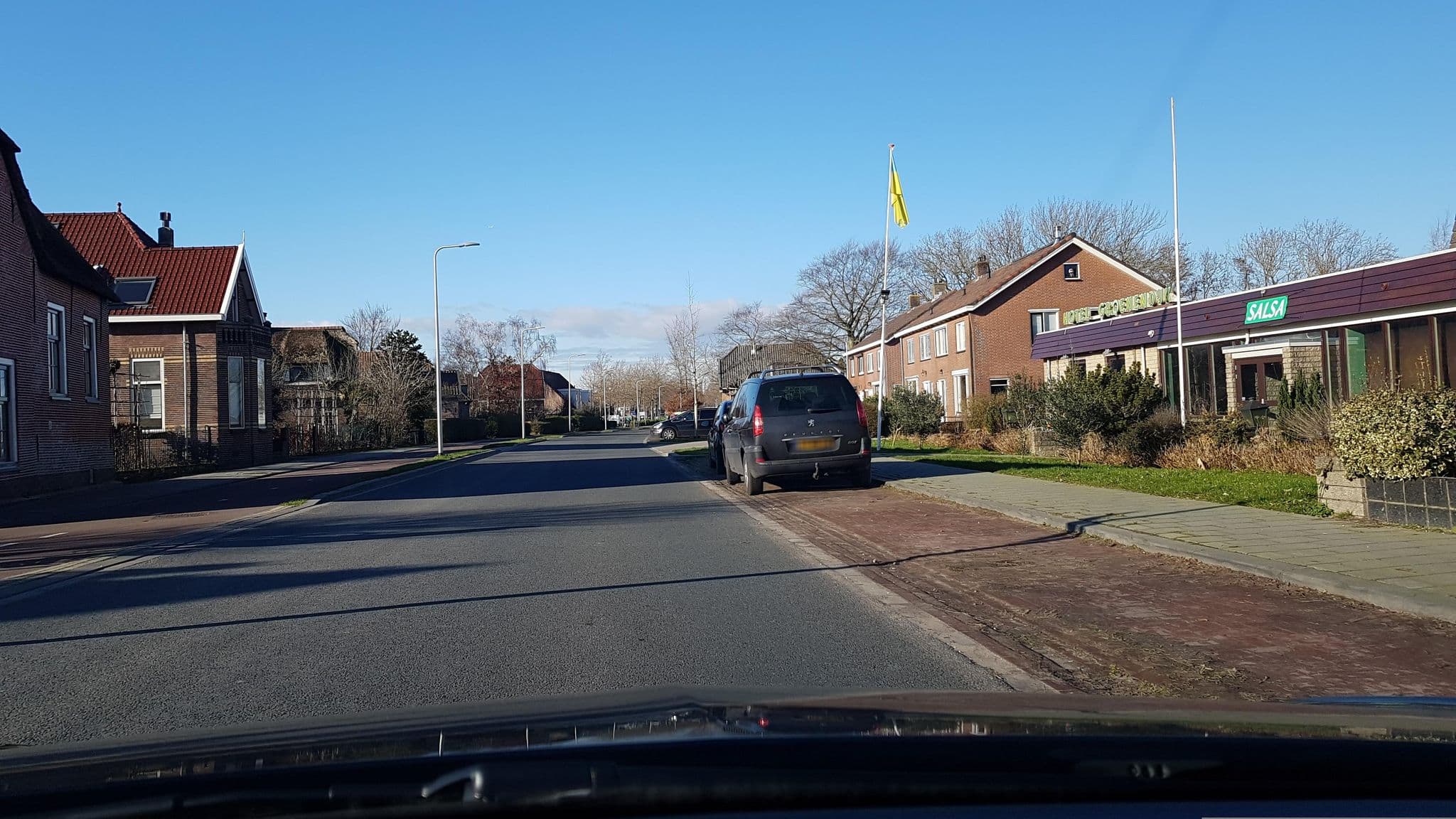 Street view near Hotel Groenendijk, Leiderdorp — © Lowiekse (CC BY-SA · Mapillary)