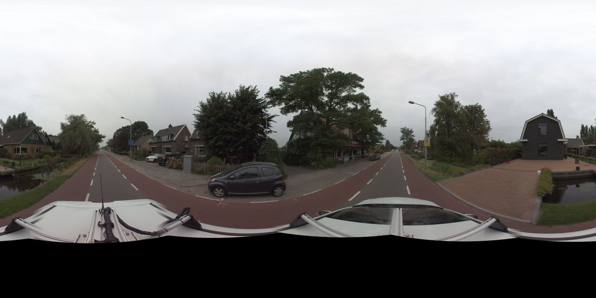 Street view near Schiphol Apartments, Oosteinde — © amsterdam (CC BY-SA · Mapillary)