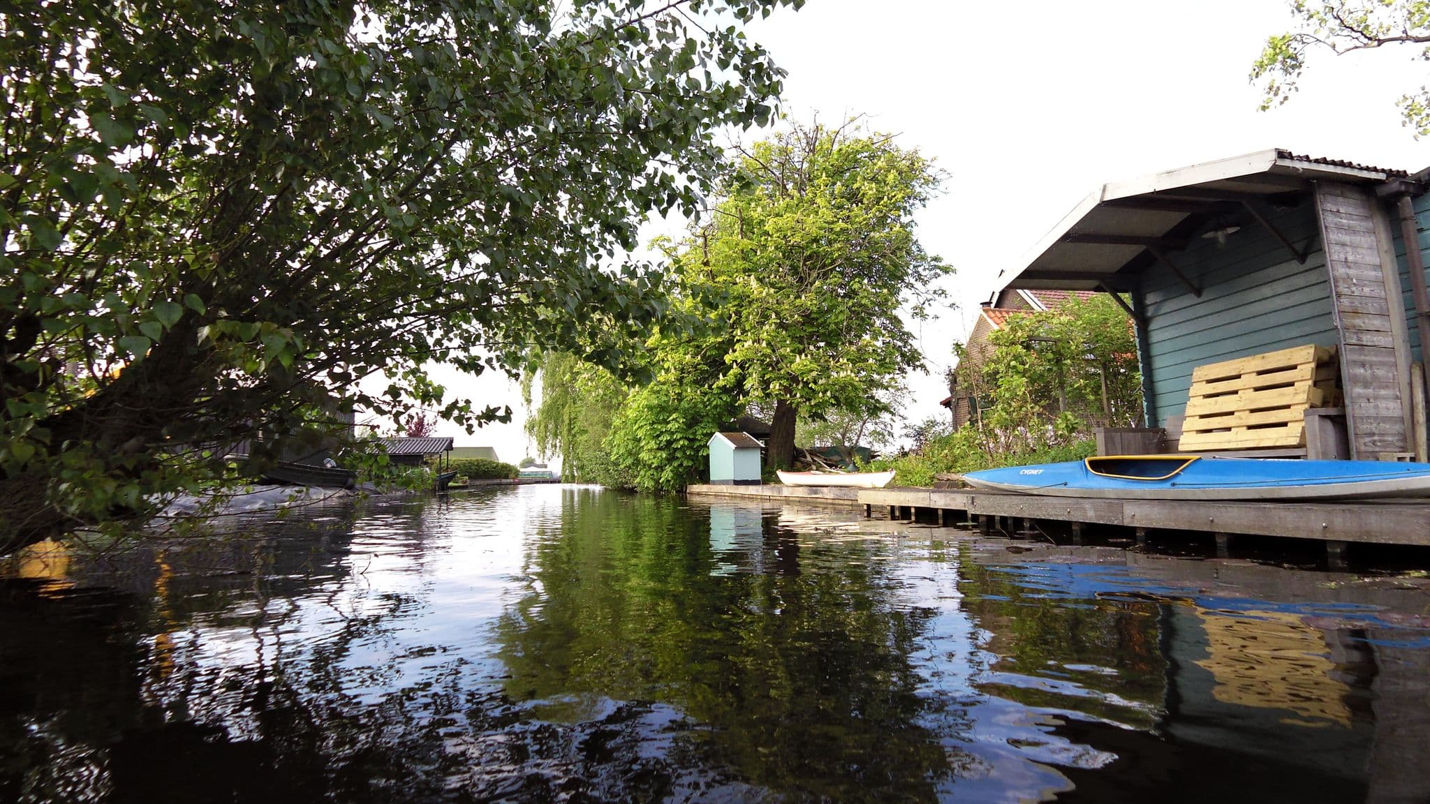Street view near Bed en Bootje Aan het Rietveld, Boskoop — © multi_vaarwegen (CC BY-SA · Mapillary)
