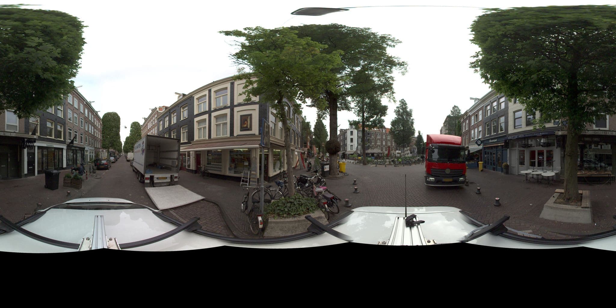 Street view near Famous Streetmarket Studio, Amsterdam — © amsterdam (CC BY-SA · Mapillary)